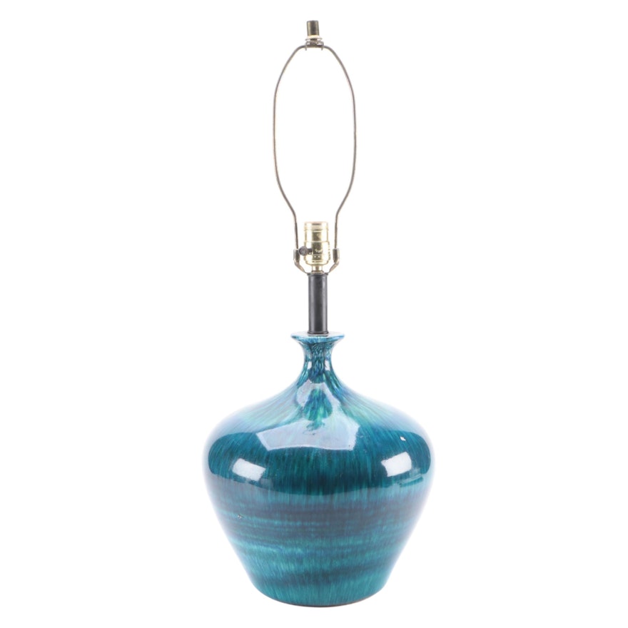Quartite Creative Corp. Mid-Century Ceramic Bottle Style Table Lamp