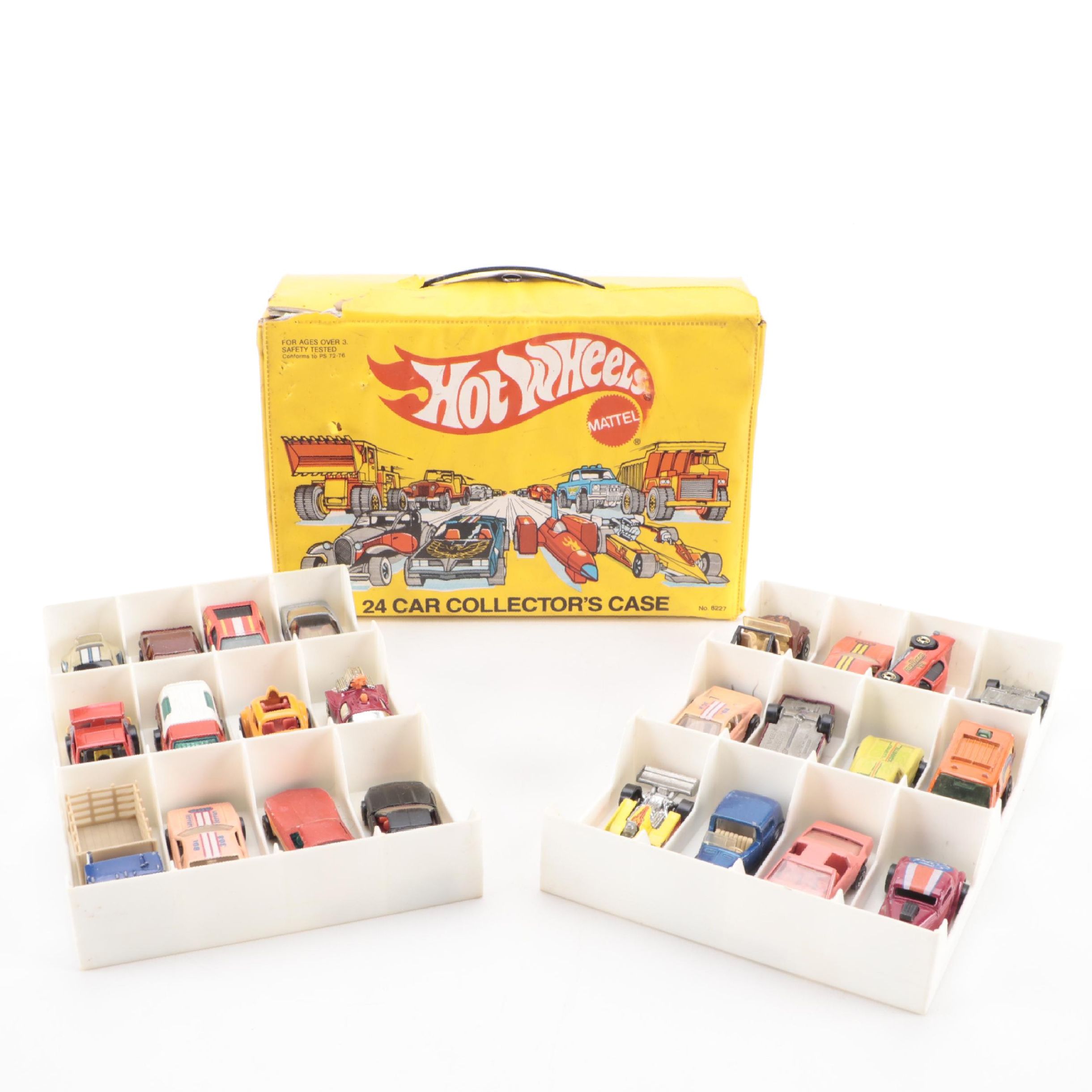 Hot Wheels Diecast Cars Including Redline, with Case