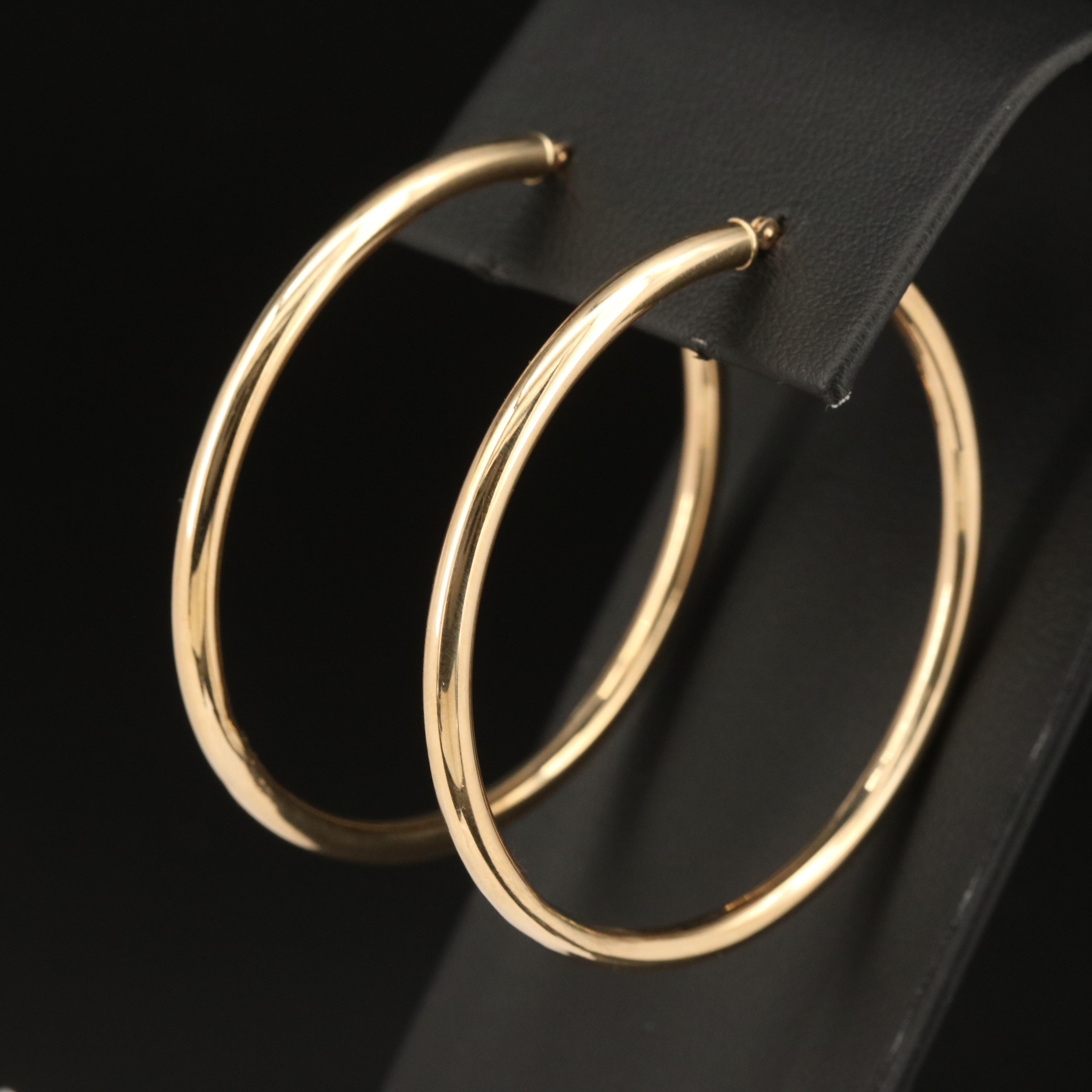 14K Hoop Earrings