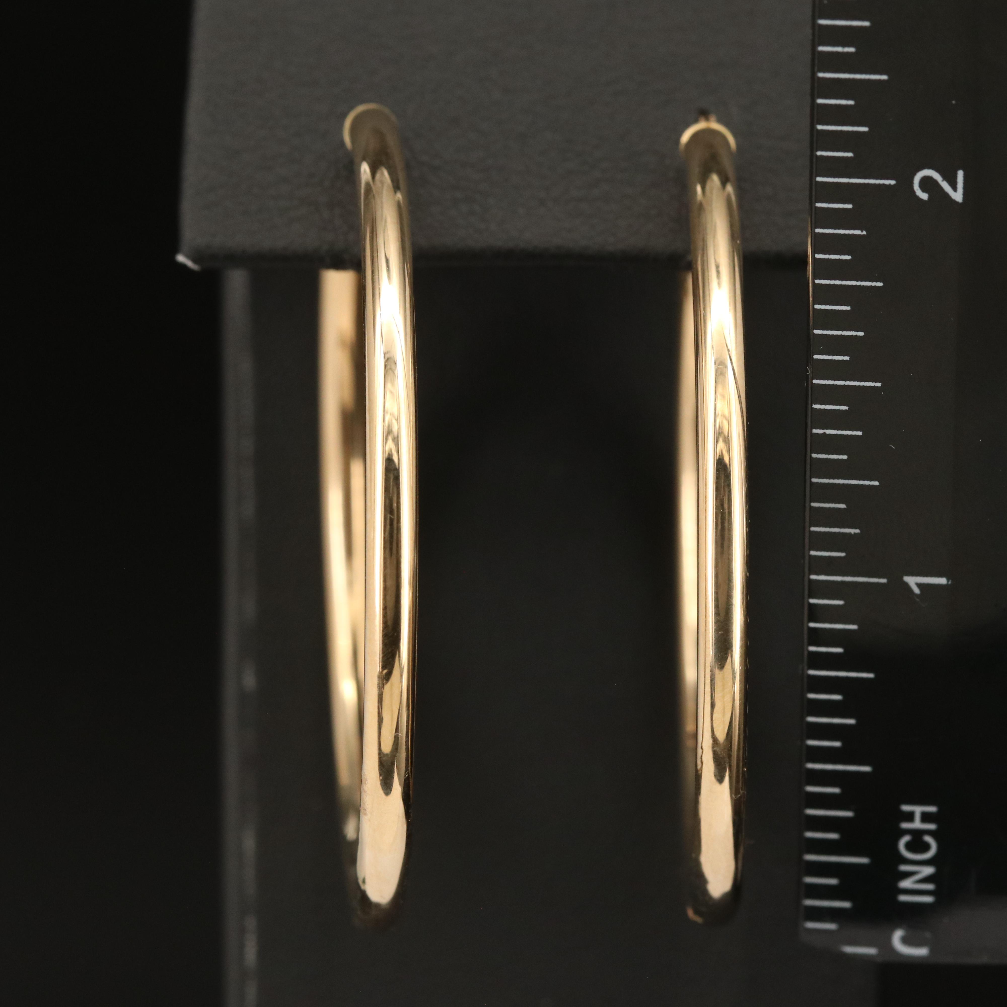 14K Hoop Earrings