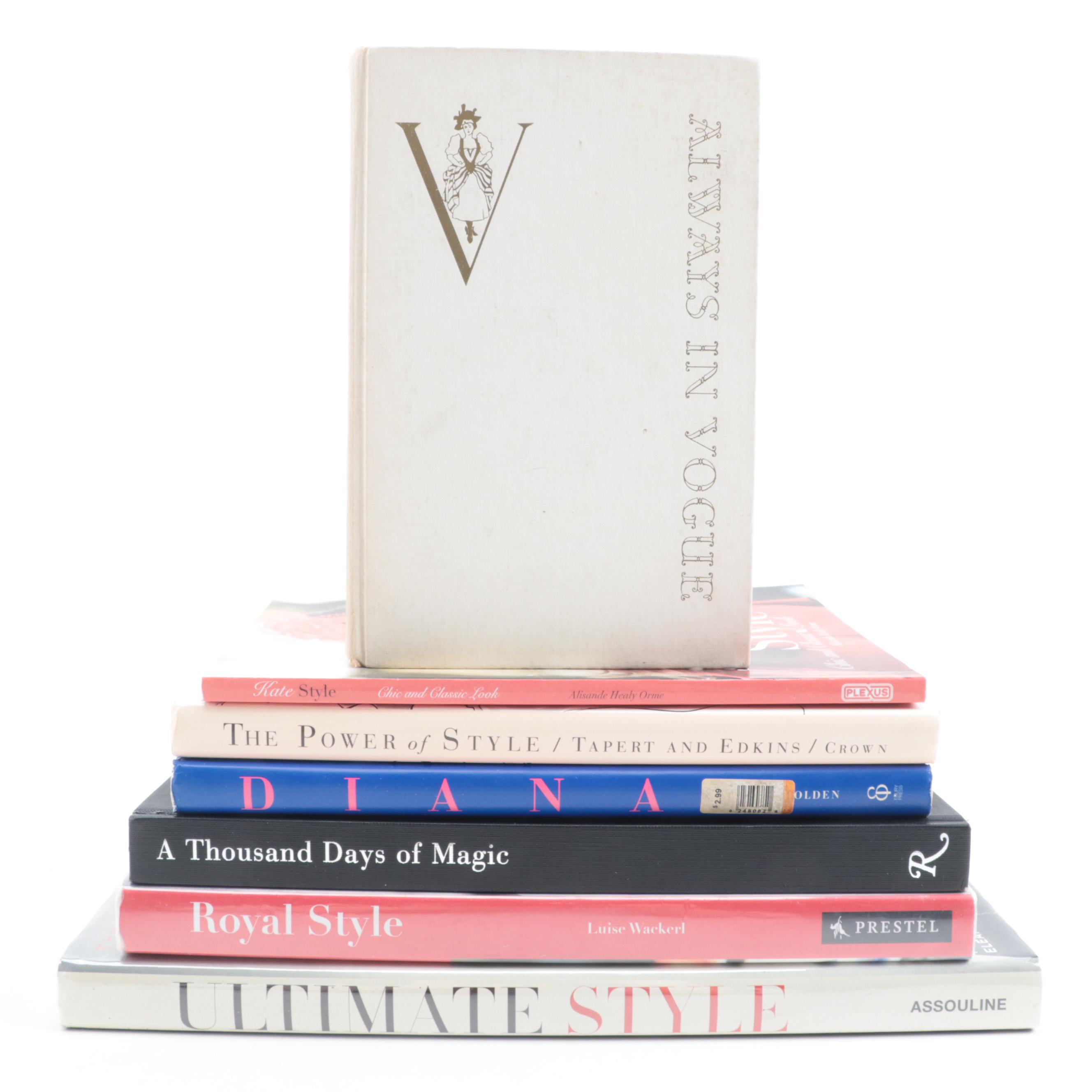 Double Signed First Edition "Always in Vogue" and More Fashion Icon Books