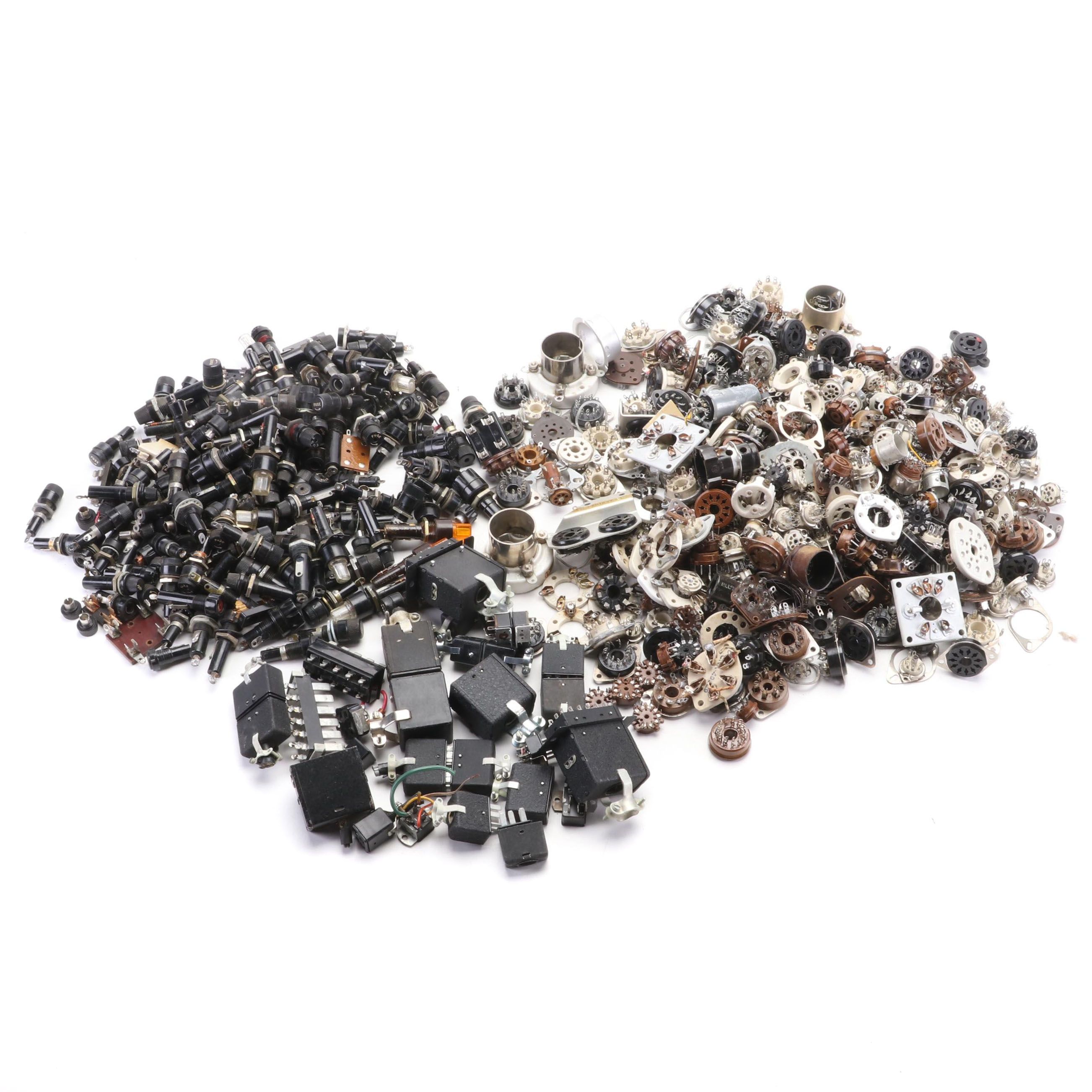 Fuse Holders, Multipin Connectors, and Tube Socket Electronic Components
