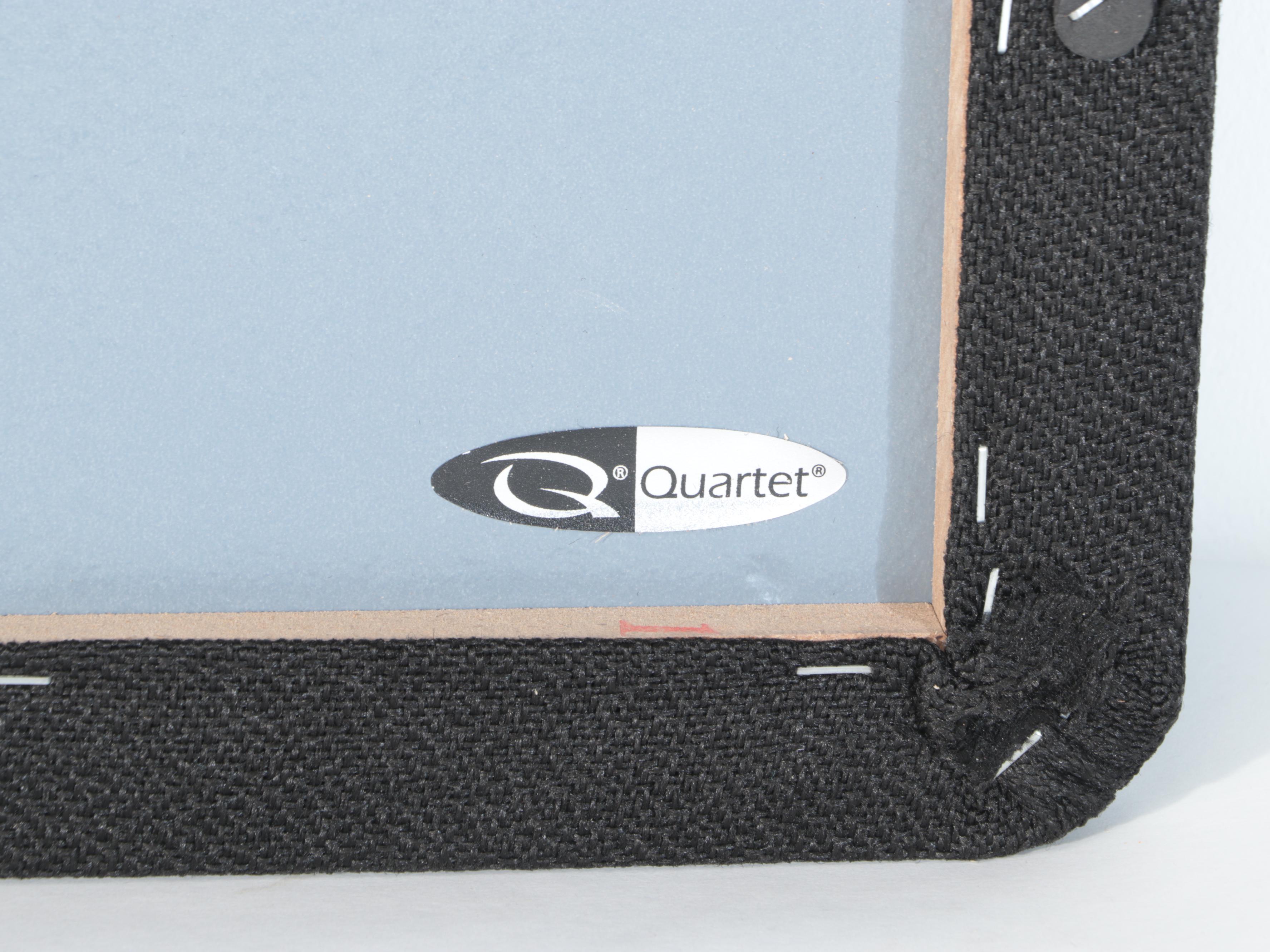 Quartet Black Fabric Message Bulletin Boards
