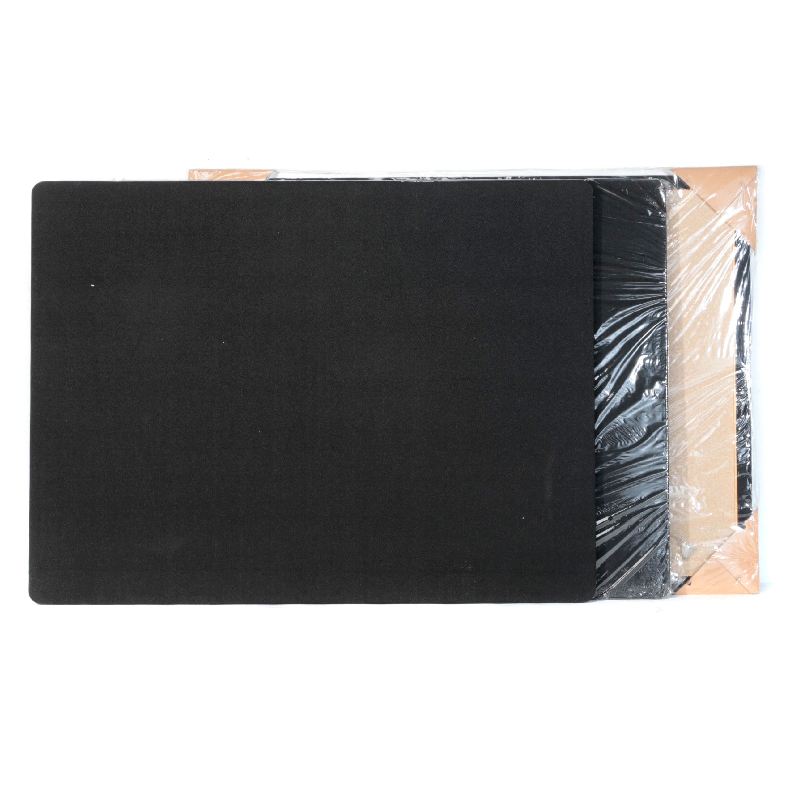 Quartet Black Fabric Message Bulletin Boards