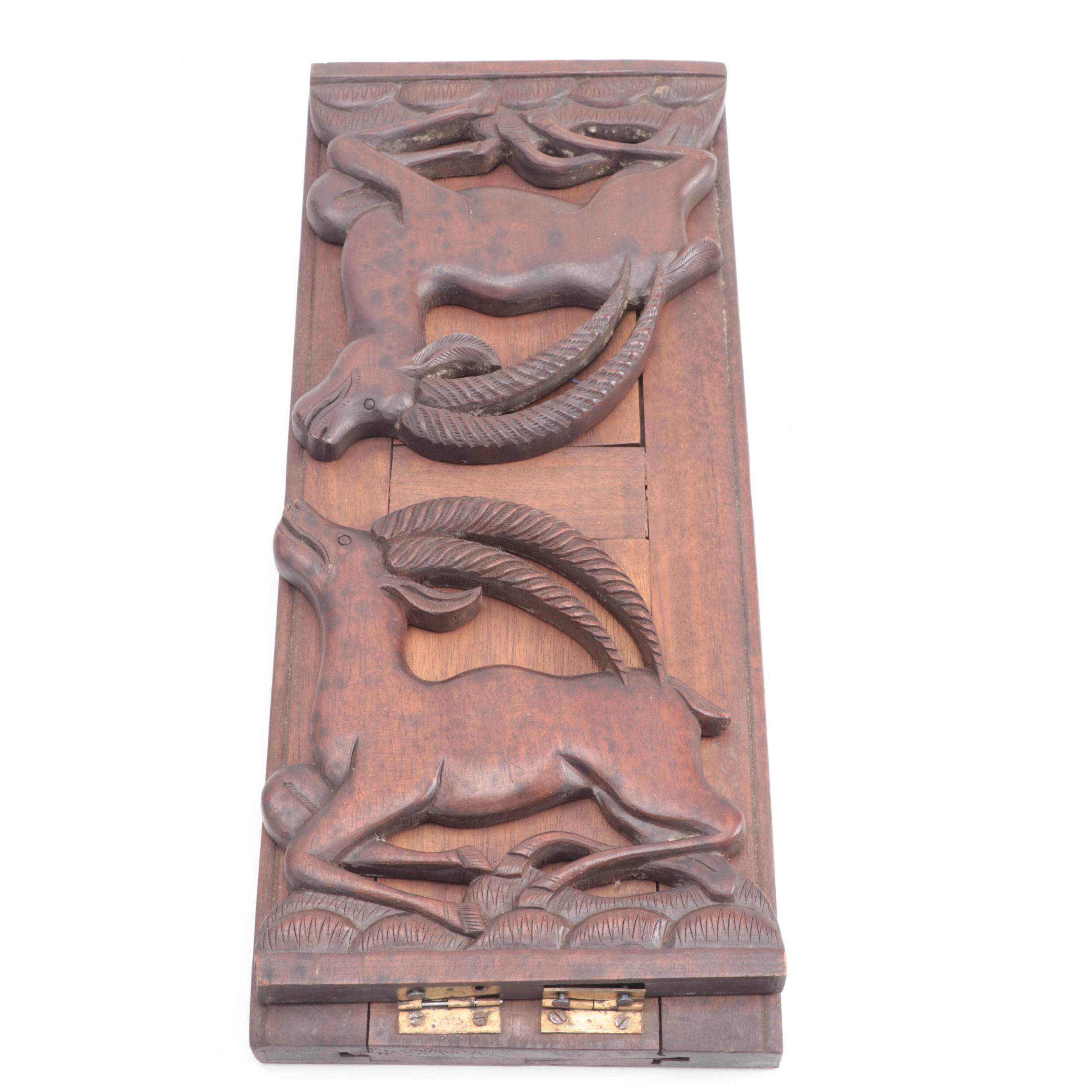 Hand-Carved Wood Horse, Impala and More Bookends, Other Office Accessories