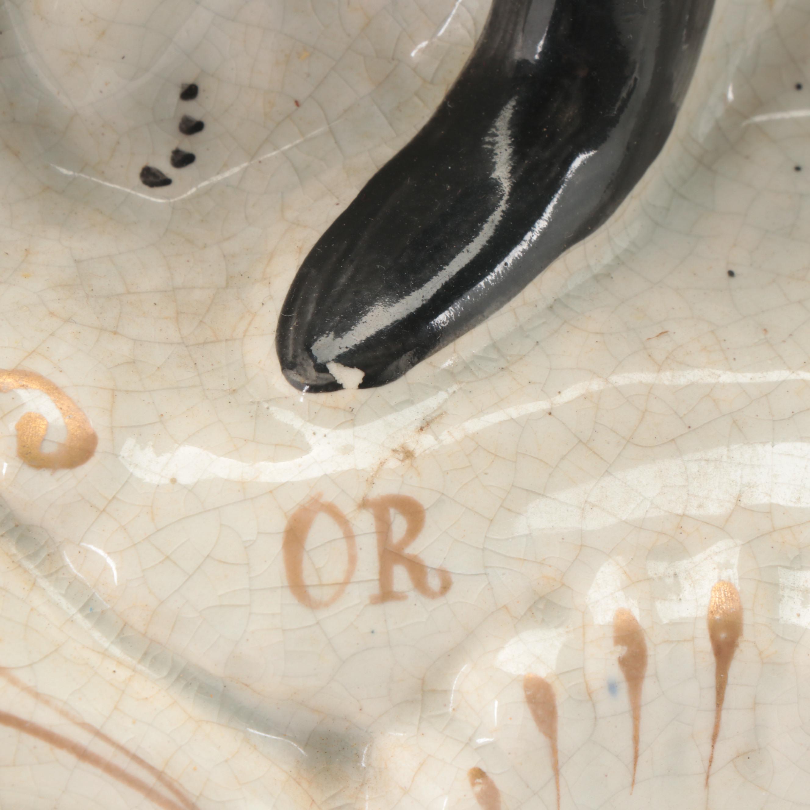 Victorian Staffordshire Hunter with Dog Spill Vase, Mid to Late 19th Century