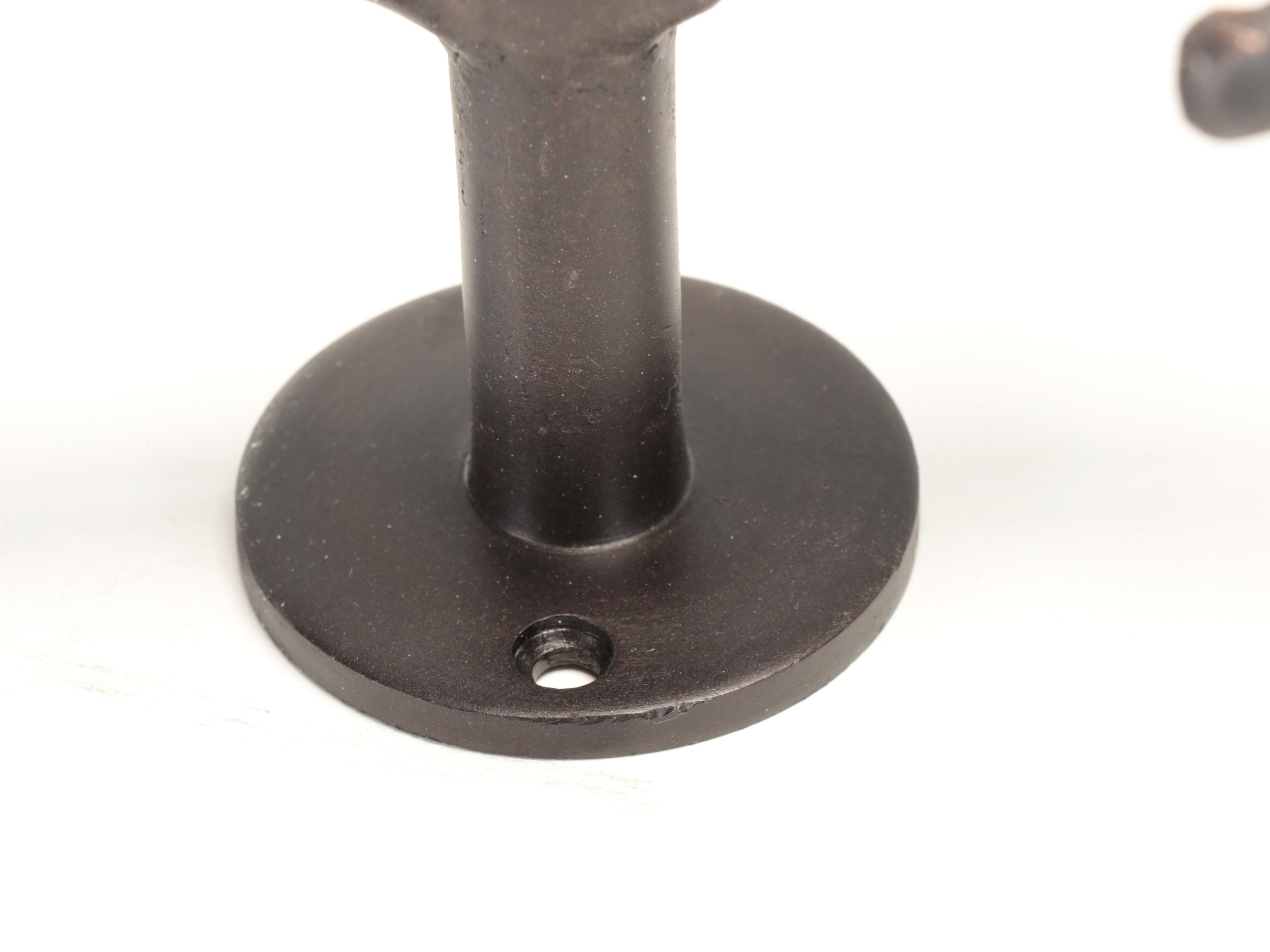 VivaTerra Recycled Metal Branch-Form Wall-Mounted Coat Rack in Bronze Finish