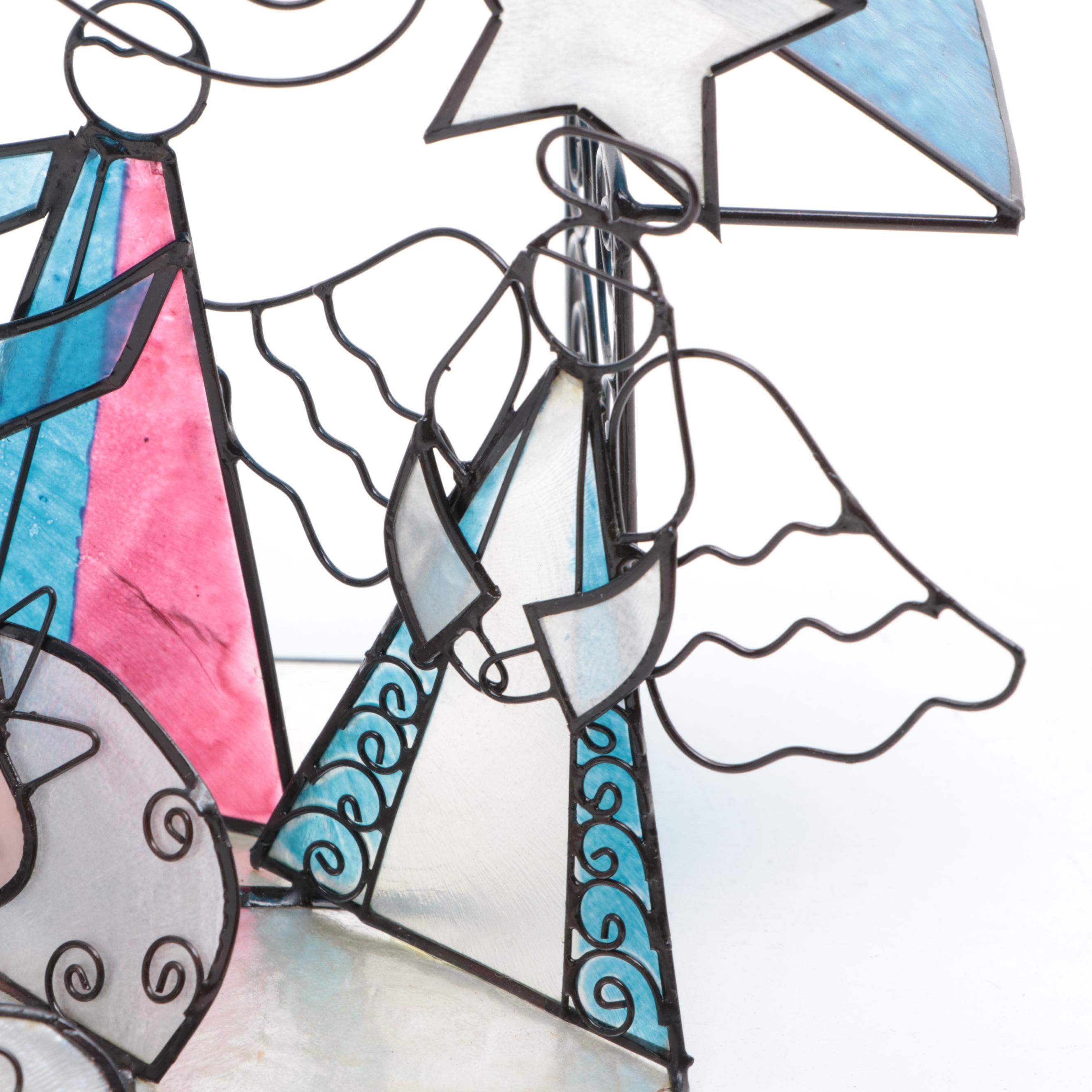 Ten Thousand Villages Painted Capiz Shell Nativity