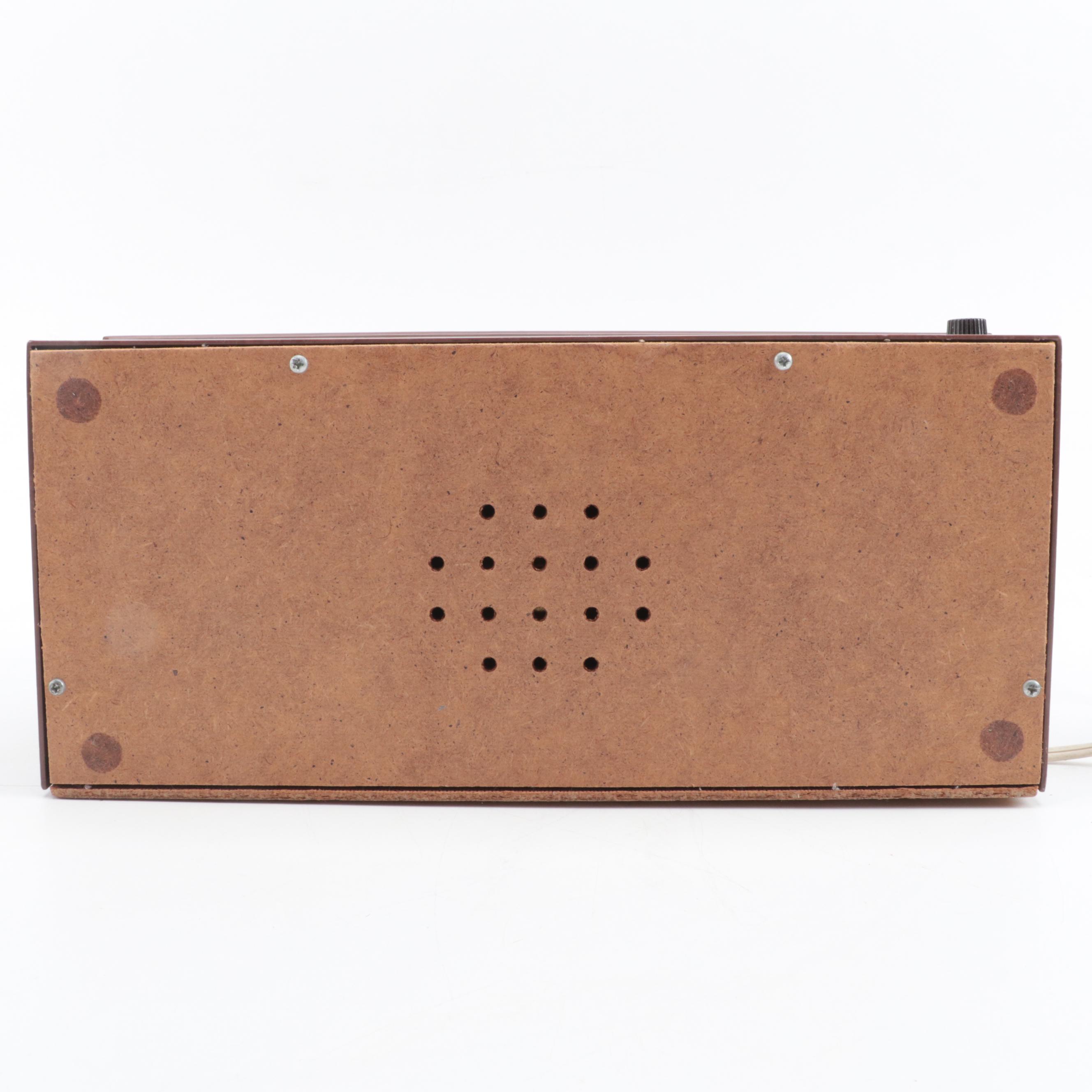 Emenee Miniature Electric Golden Pipe Organ Toy, Mid-20th Century