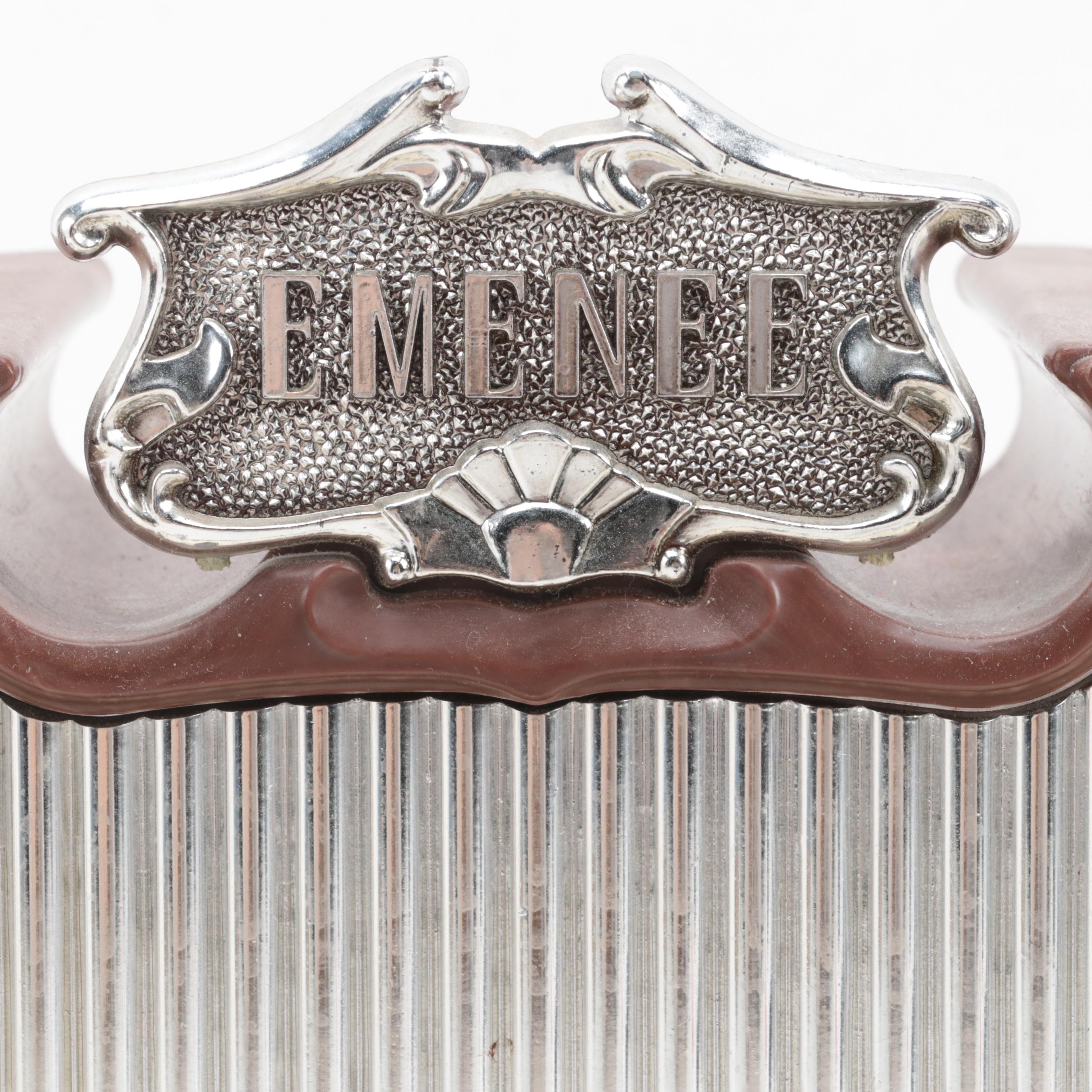 Emenee Miniature Electric Golden Pipe Organ Toy, Mid-20th Century