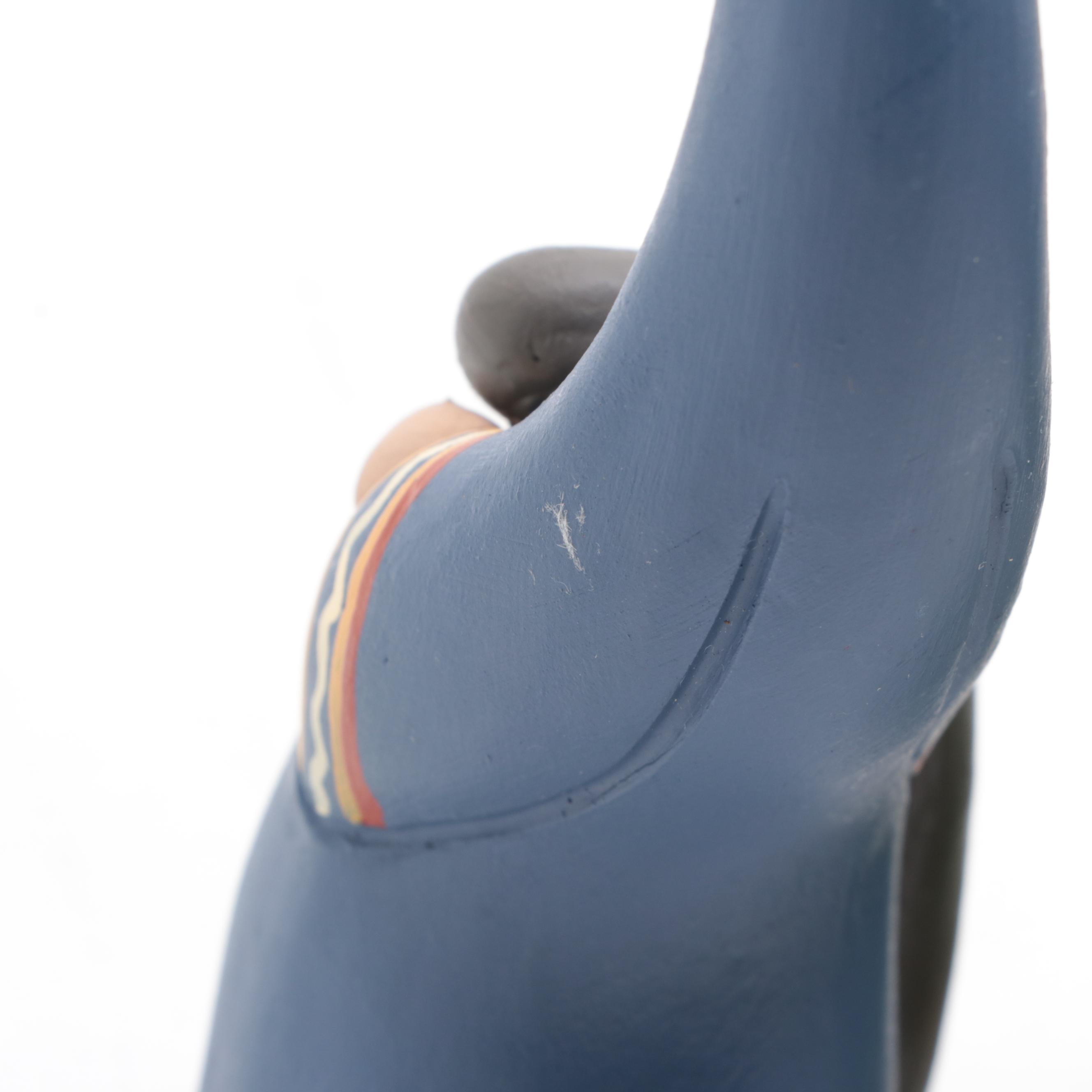 Tea Light Nativity with Other Ceramic Nativity Figurines