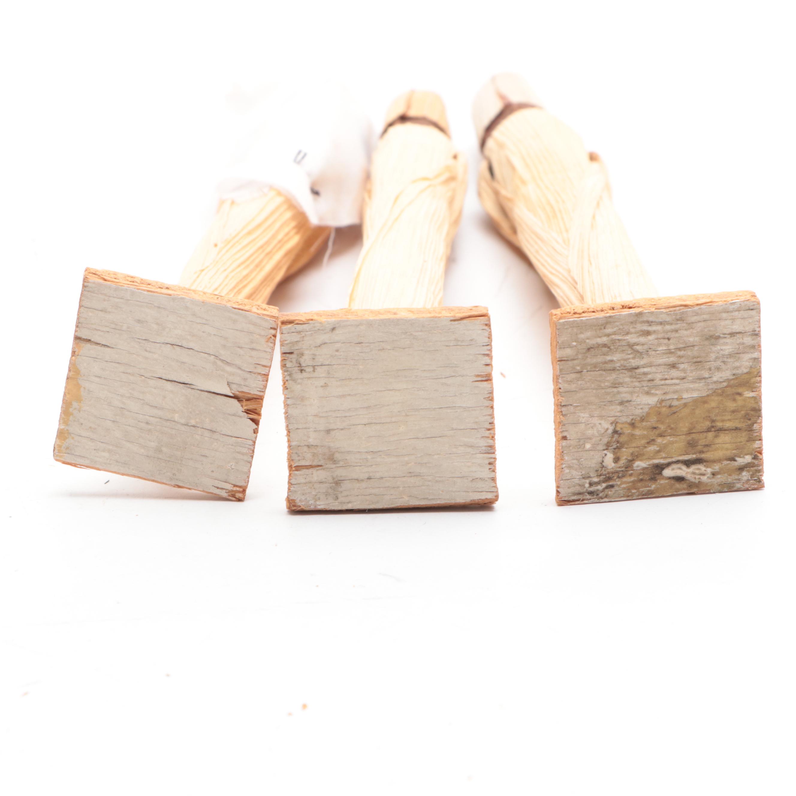 Corn Husk Nativity Figurines