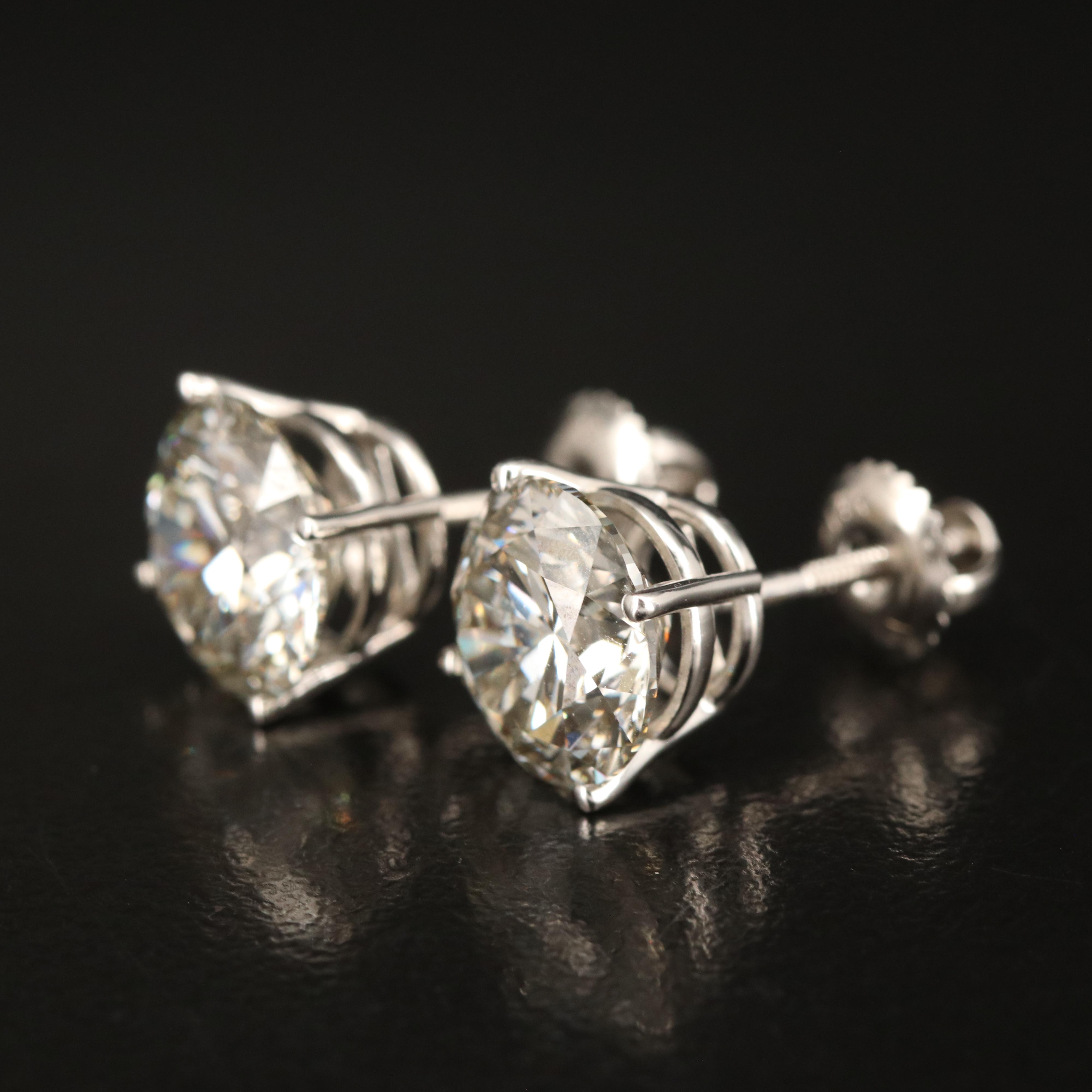 14K 6.00 CTW Lab Grown Diamond Stud Earrings