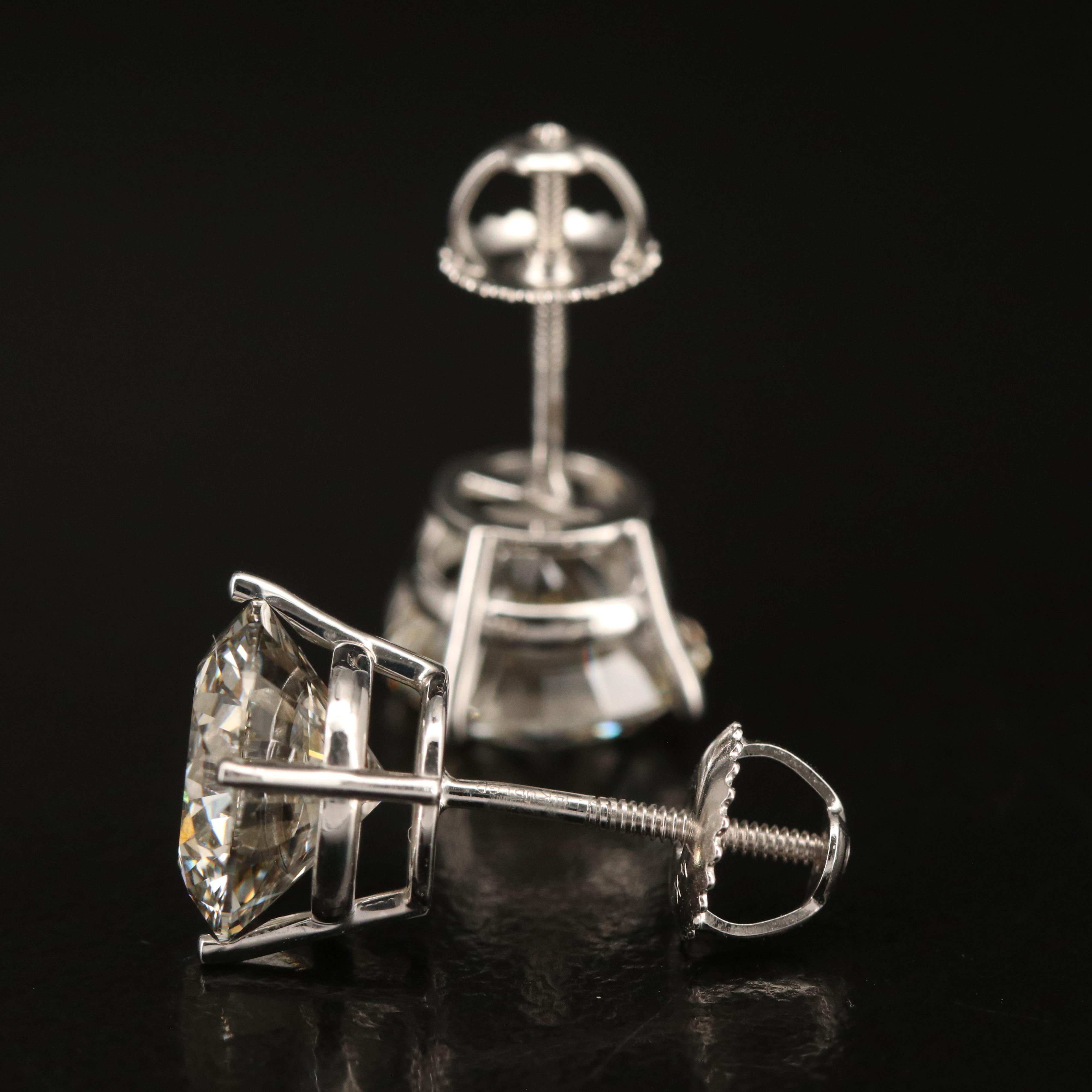 14K 6.00 CTW Lab Grown Diamond Stud Earrings