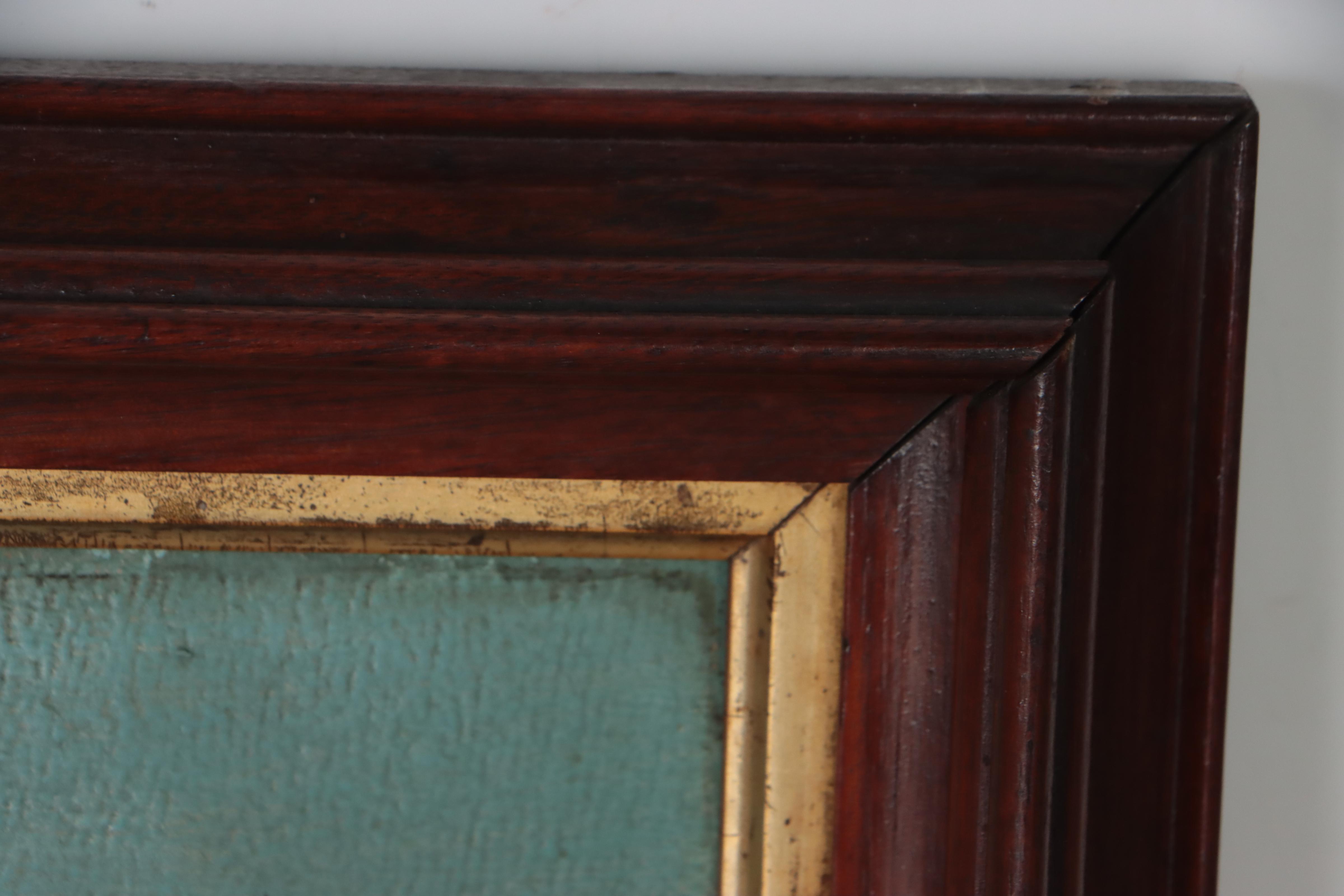 Naïve Hudson River Style Landscape Oil Painting, Circa 1900