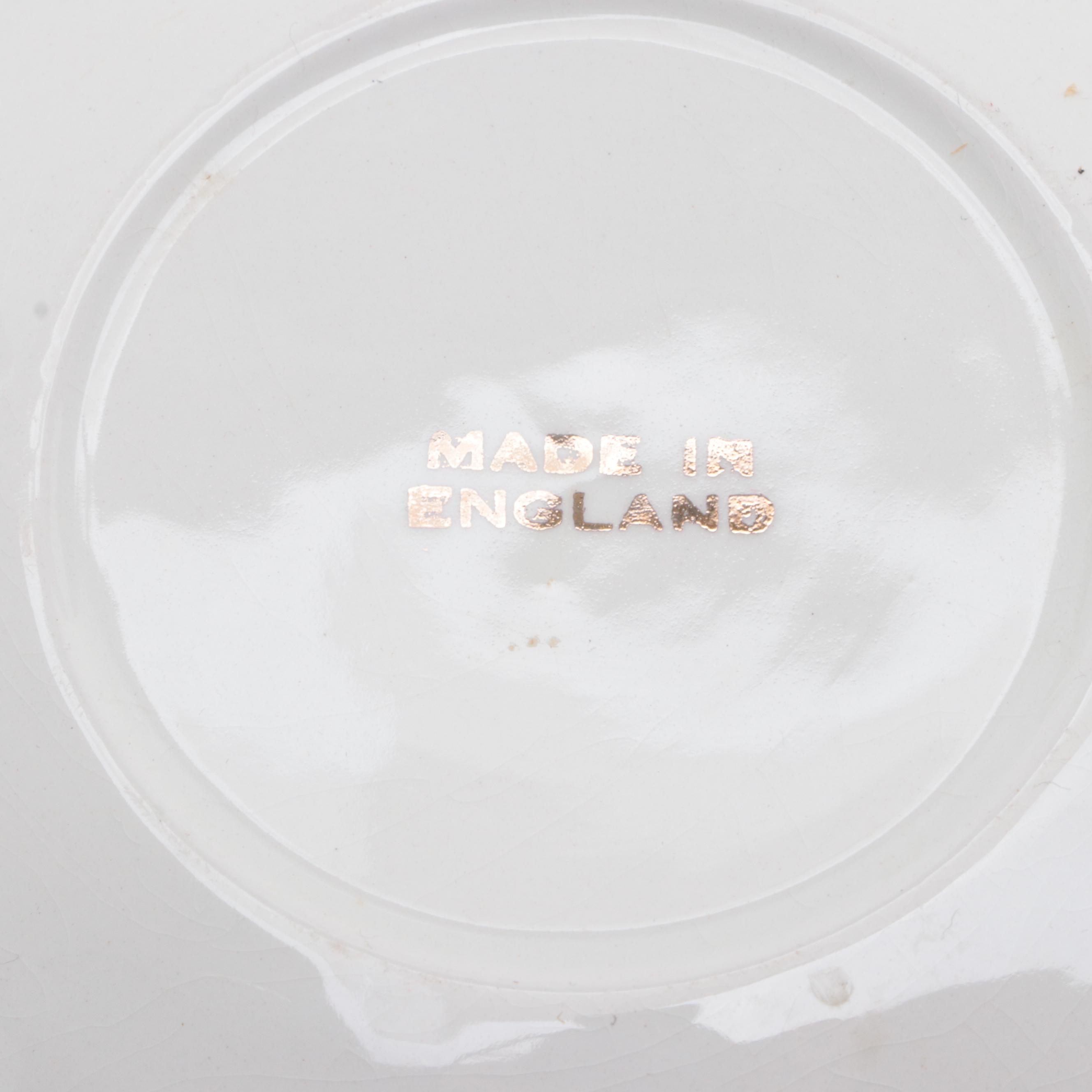 English Prattware Allegorical Winter Figurine with Other Figurine and Décor