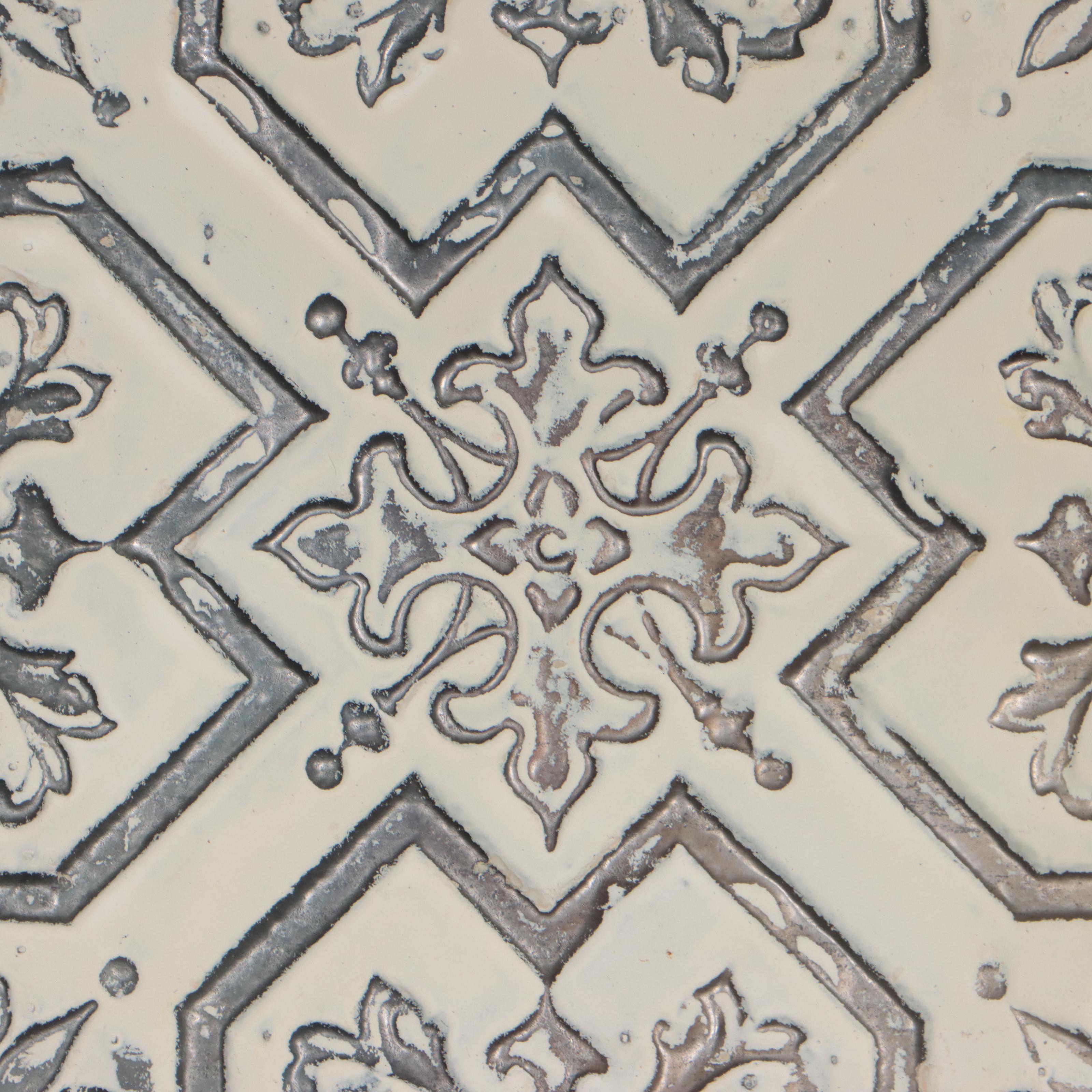 Antique Ceiling Tins Wall Hanging Plaques