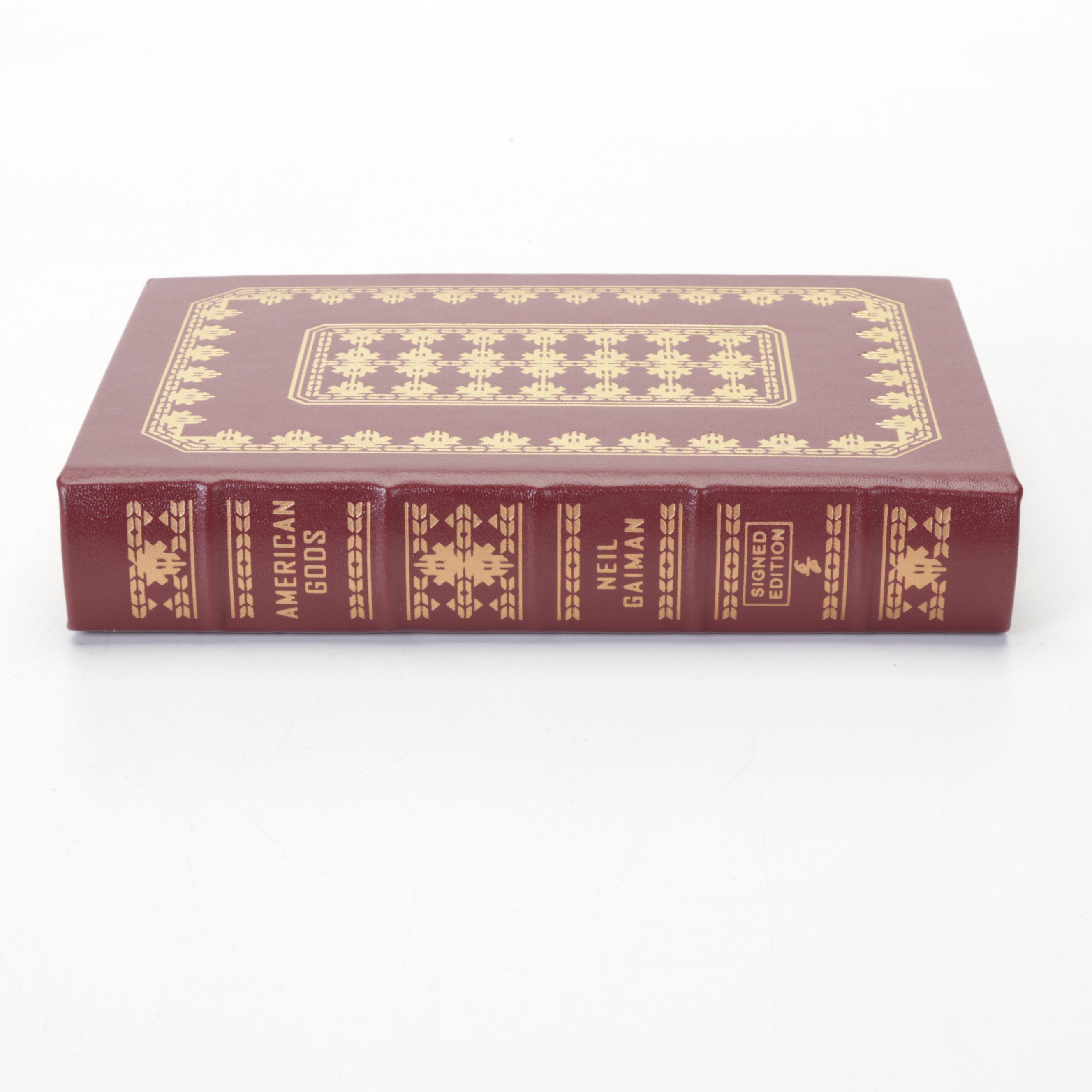 Signed Easton Press "American Gods" by Neil Gaiman, 2011