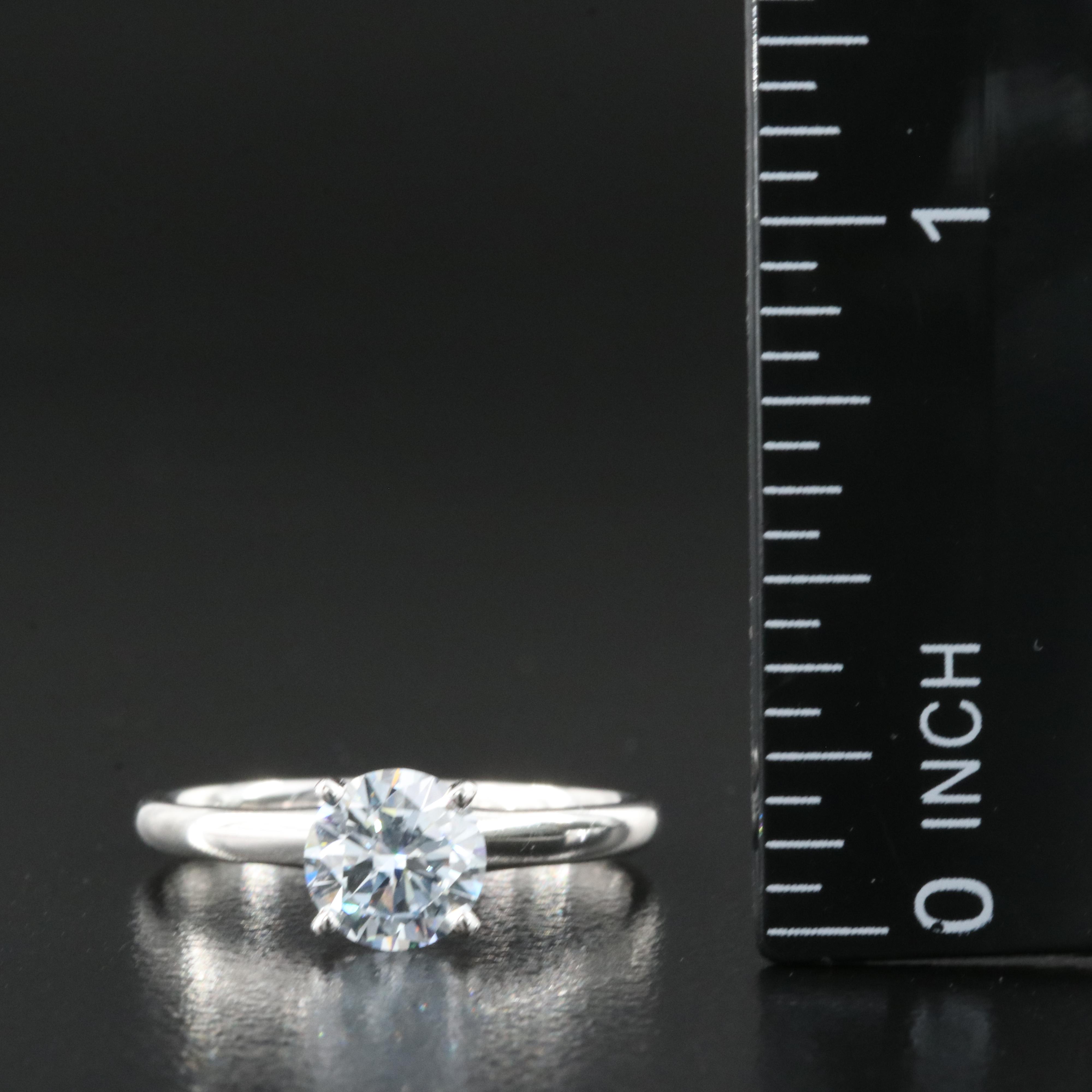 14K 1.02 CT Lab Grown Diamond Solitaire Ring