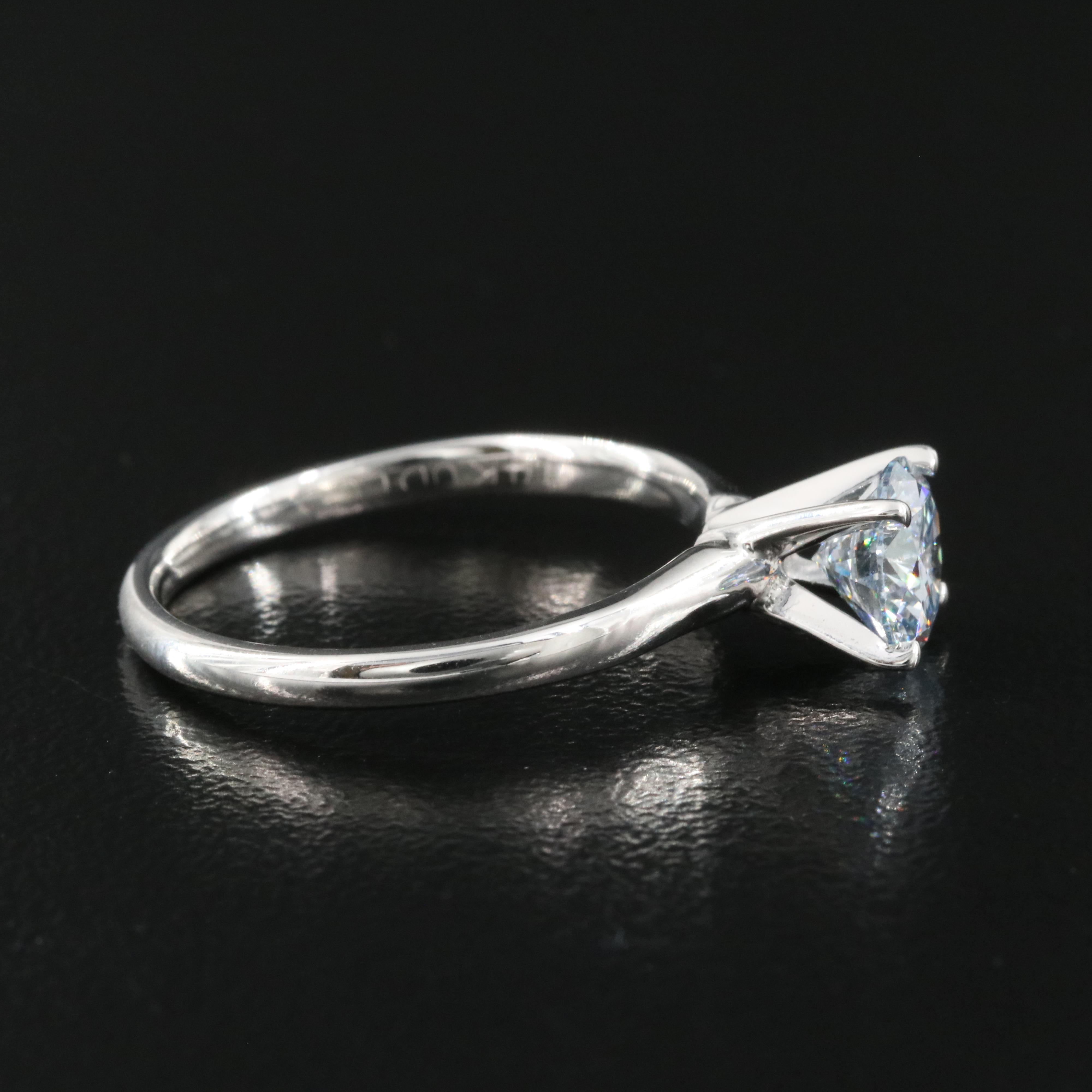 14K 1.02 CT Lab Grown Diamond Solitaire Ring