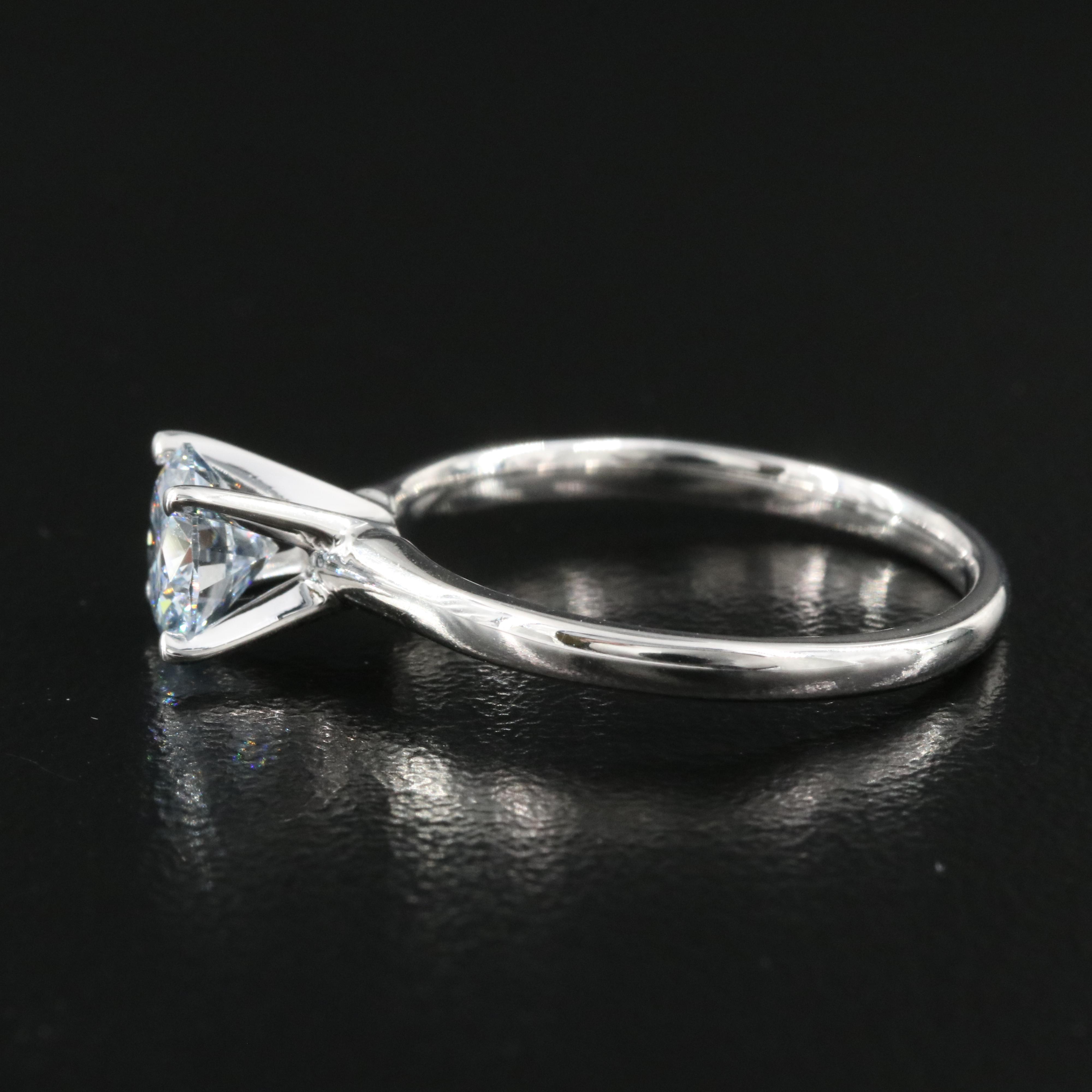 14K 1.02 CT Lab Grown Diamond Solitaire Ring