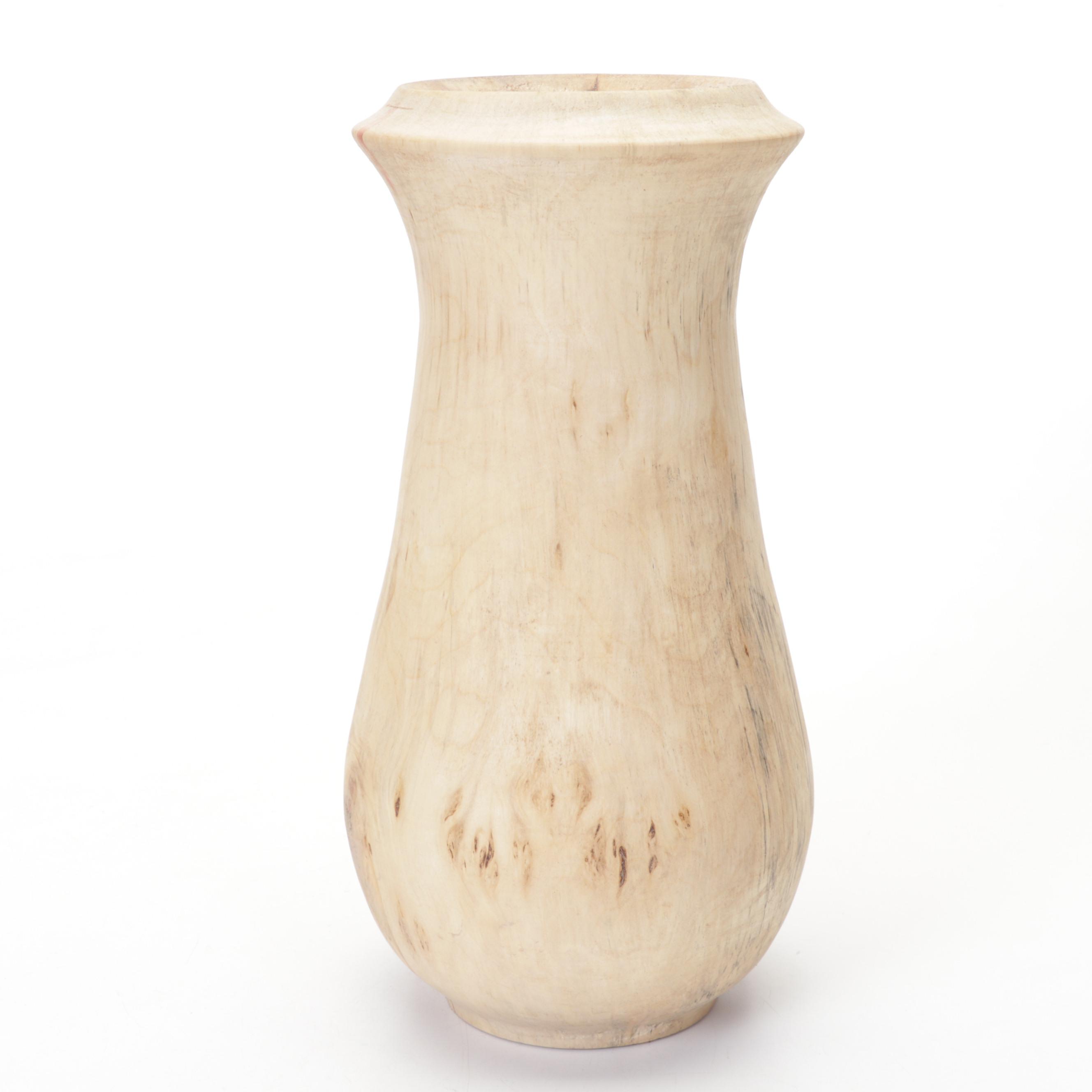 Jim Eliopulos Turned Box Elder Bowl and Vase