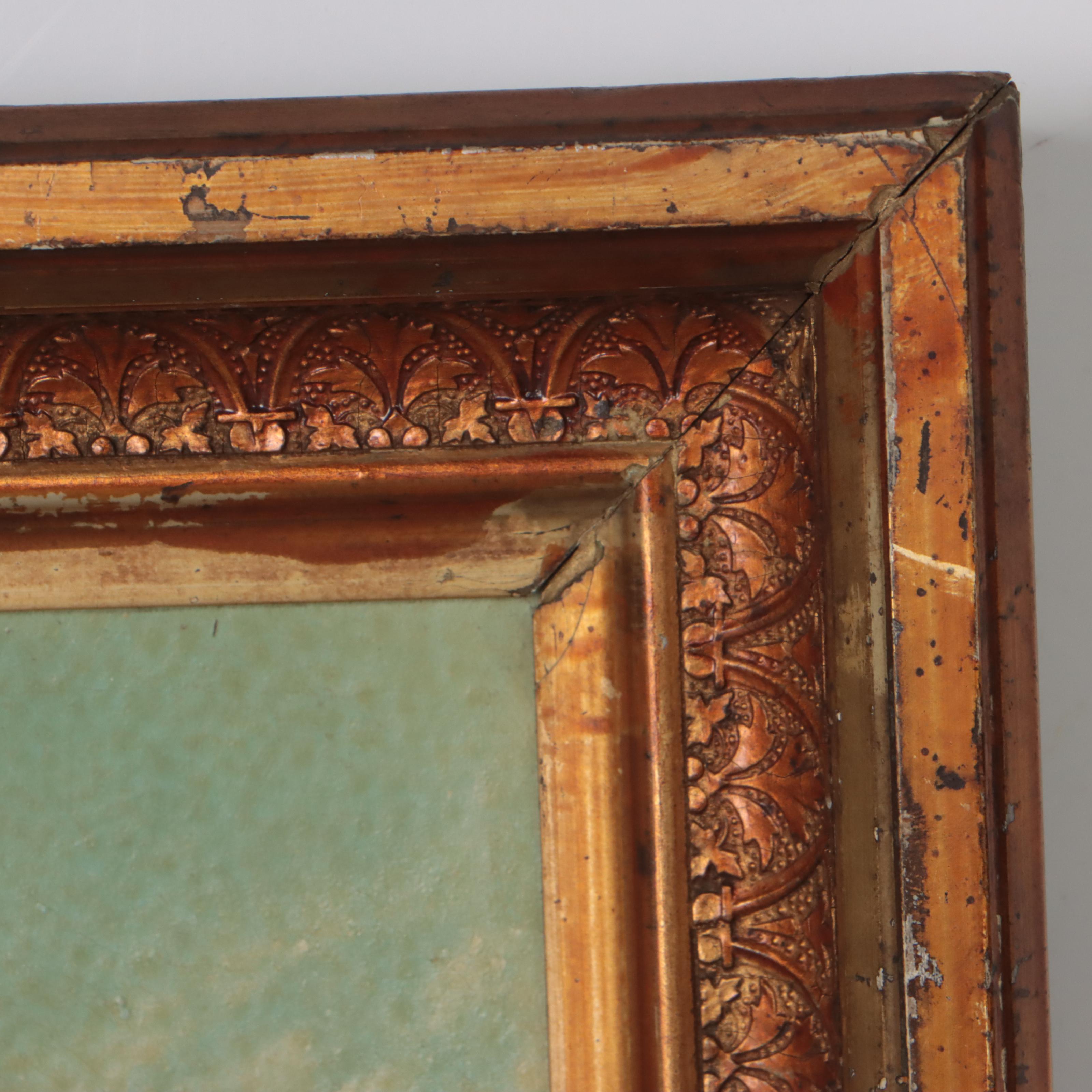 Hudson River School Landscape Oil Painting, Circa 1900