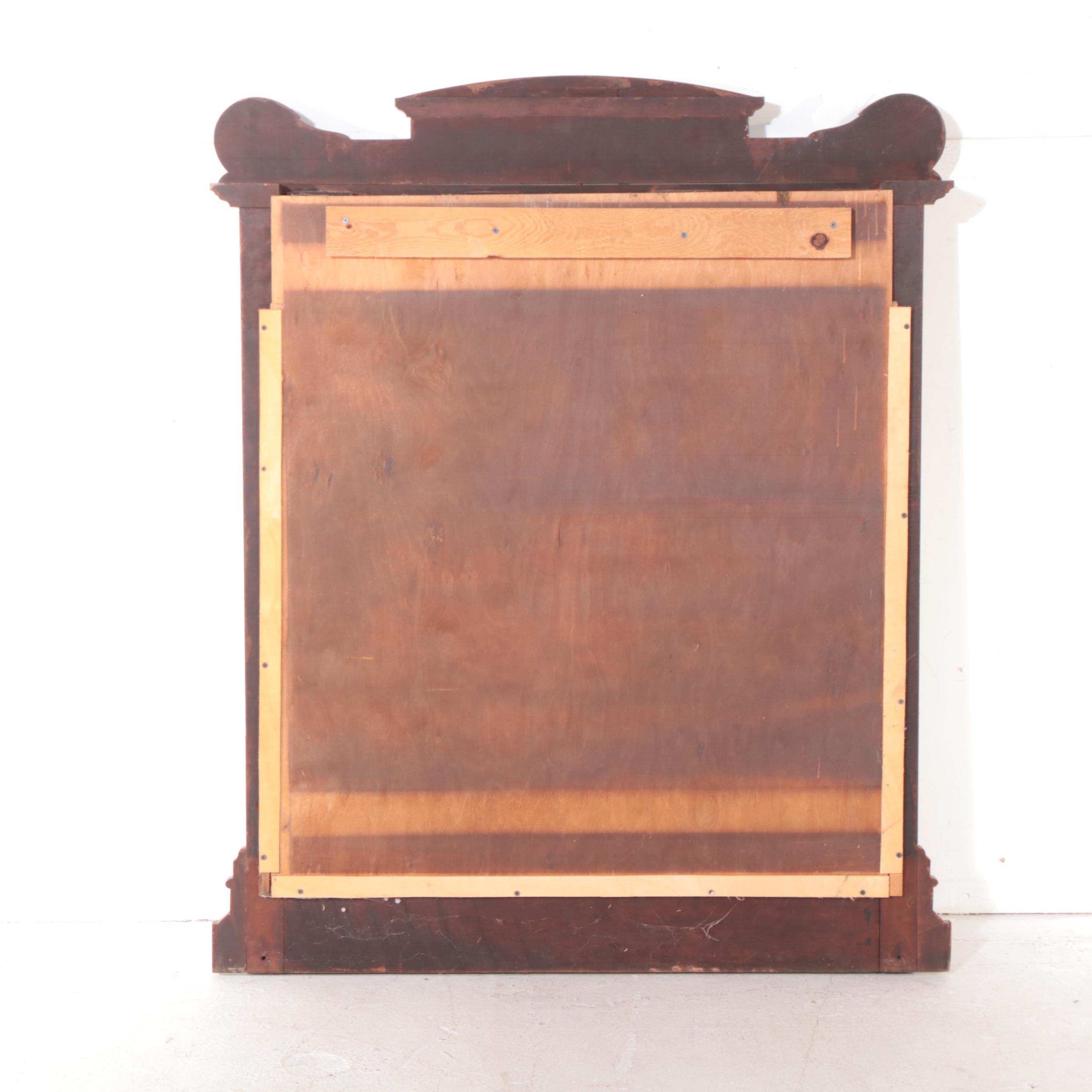 Victorian Cherrywood Mirror, Late 19th Century