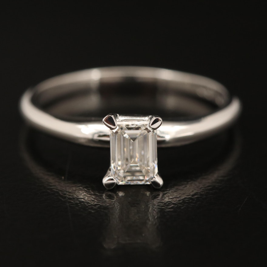 14K 0.54 CT Lab Grown Diamond Solitaire Ring