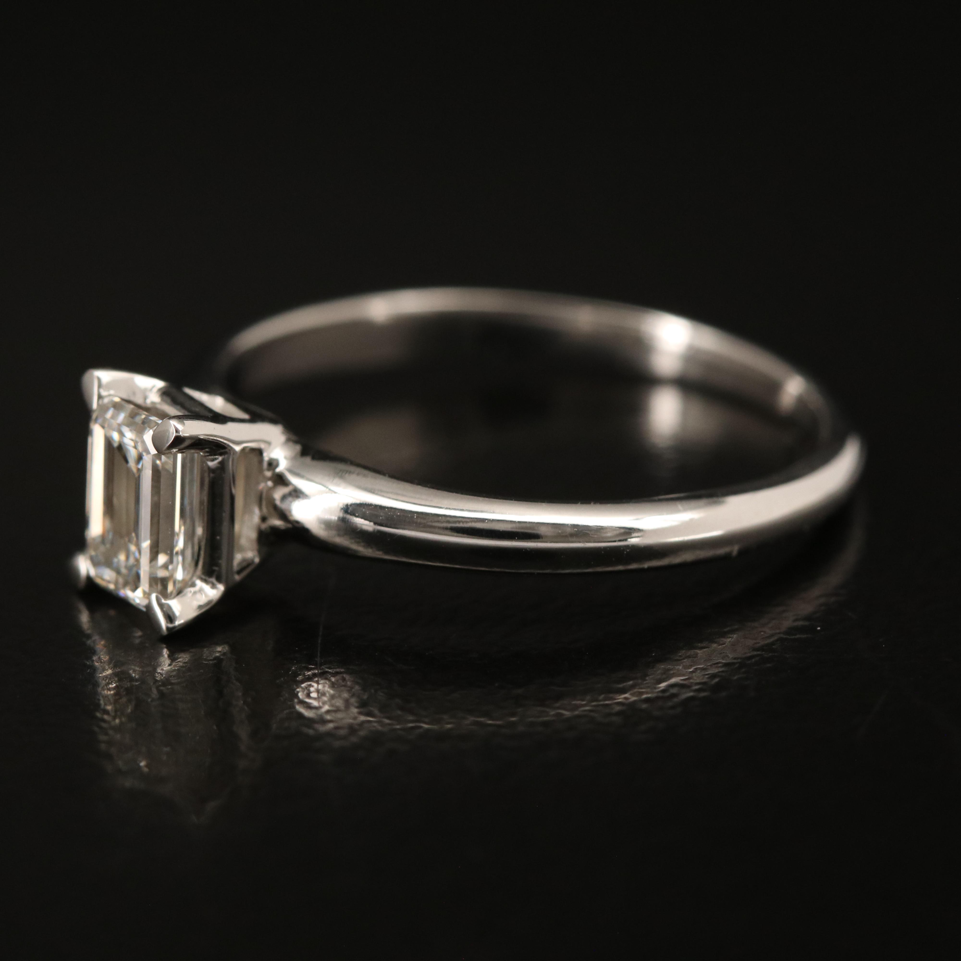 14K 0.54 CT Lab Grown Diamond Solitaire Ring
