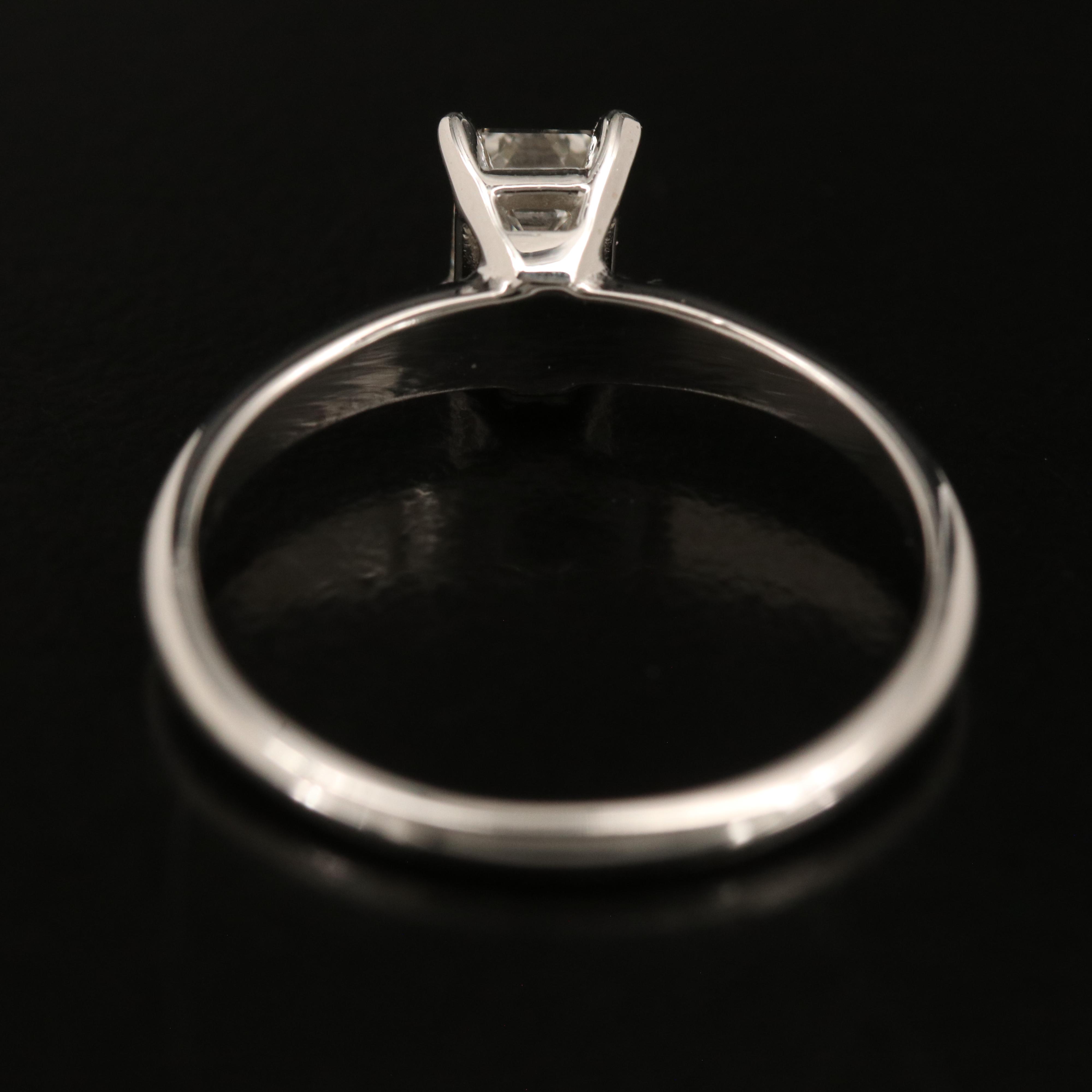 14K 0.54 CT Lab Grown Diamond Solitaire Ring