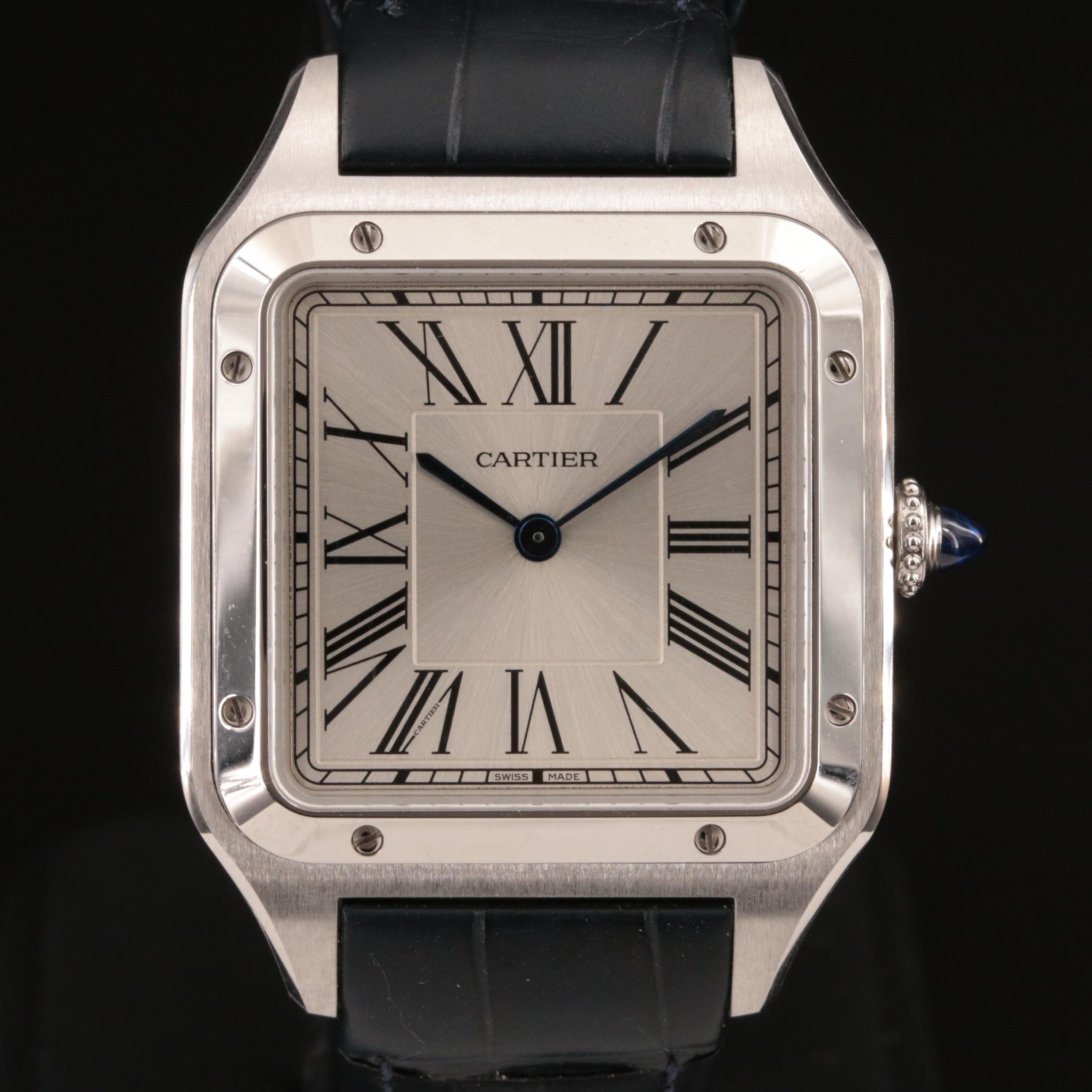 Cartier Santos - Dumont Quartz Stainless Steel Watch