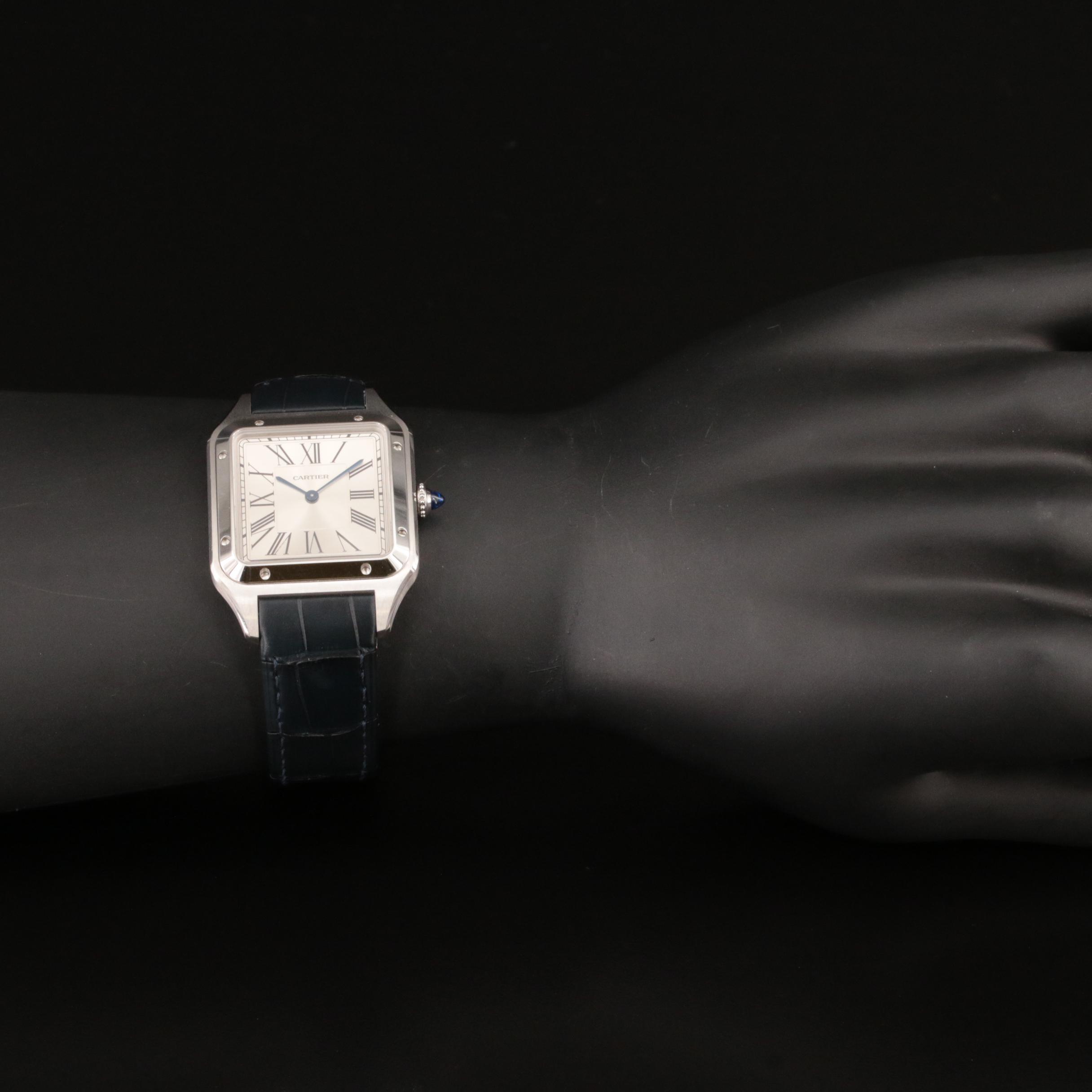 Cartier Santos - Dumont Quartz Stainless Steel Watch