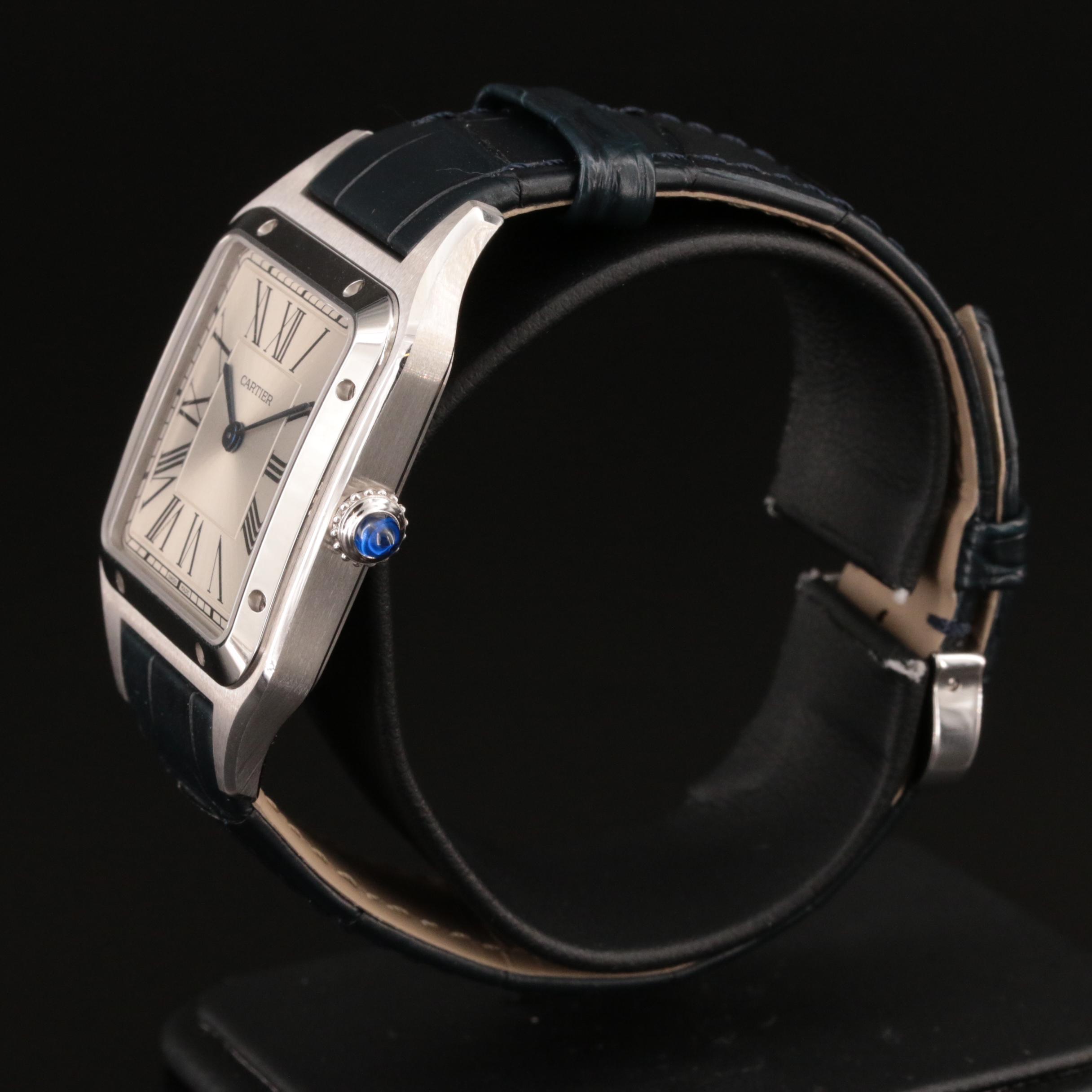 Cartier Santos - Dumont Quartz Stainless Steel Watch