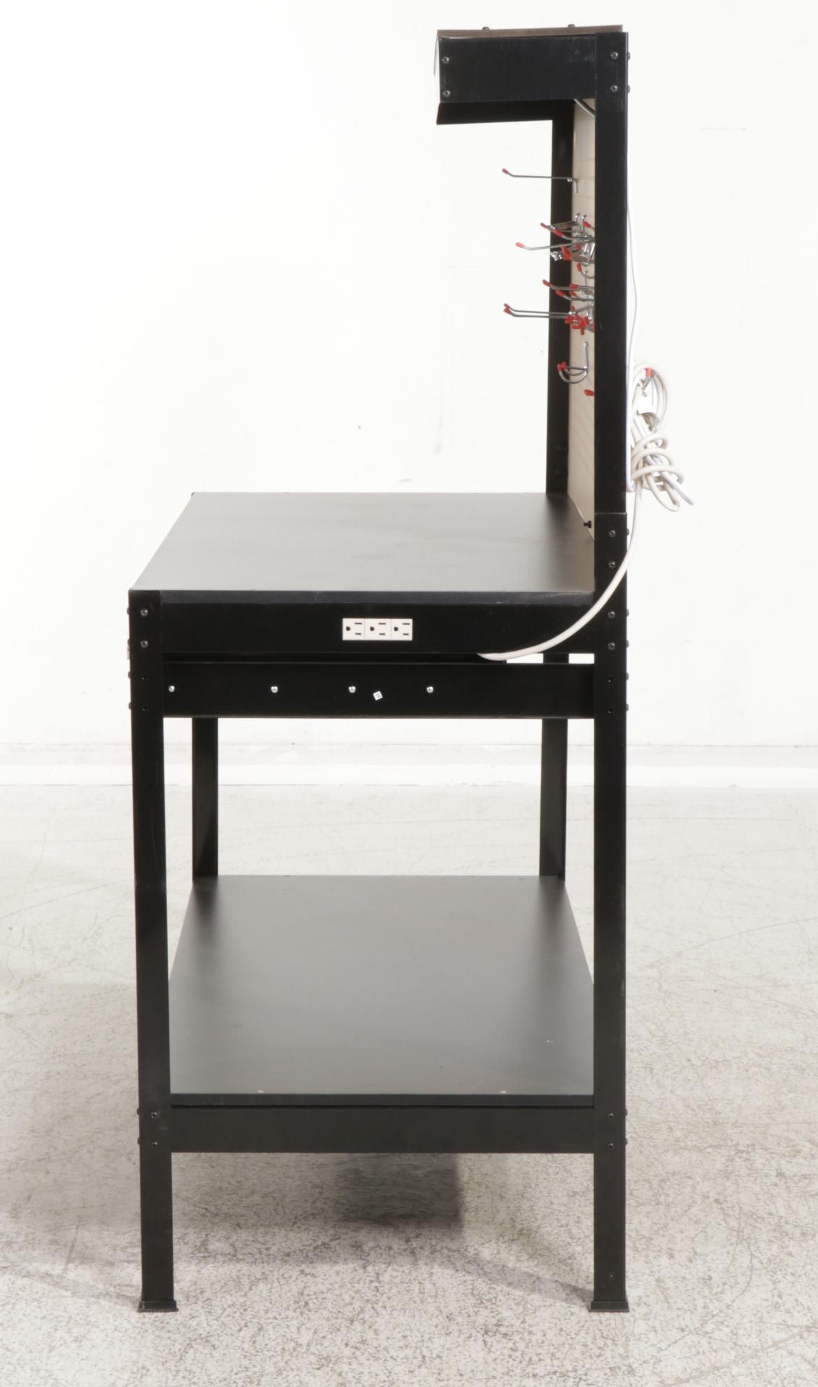 WORKPRO Steel Multipurpose Illuminated Workbench with Pegboard