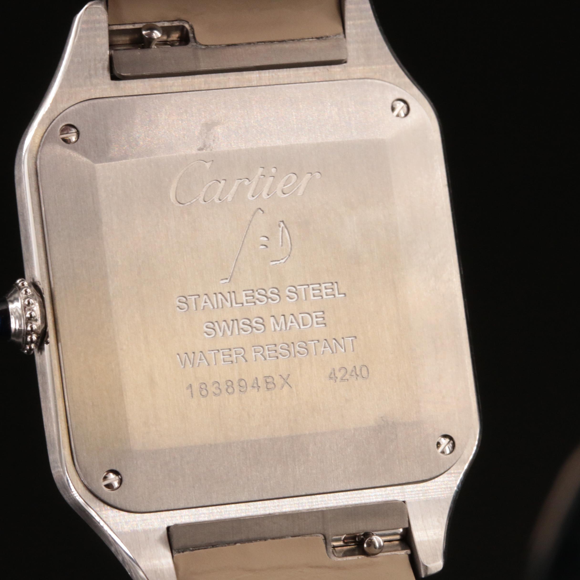 Cartier Santos - Dumont Quartz Stainless Steel Watch