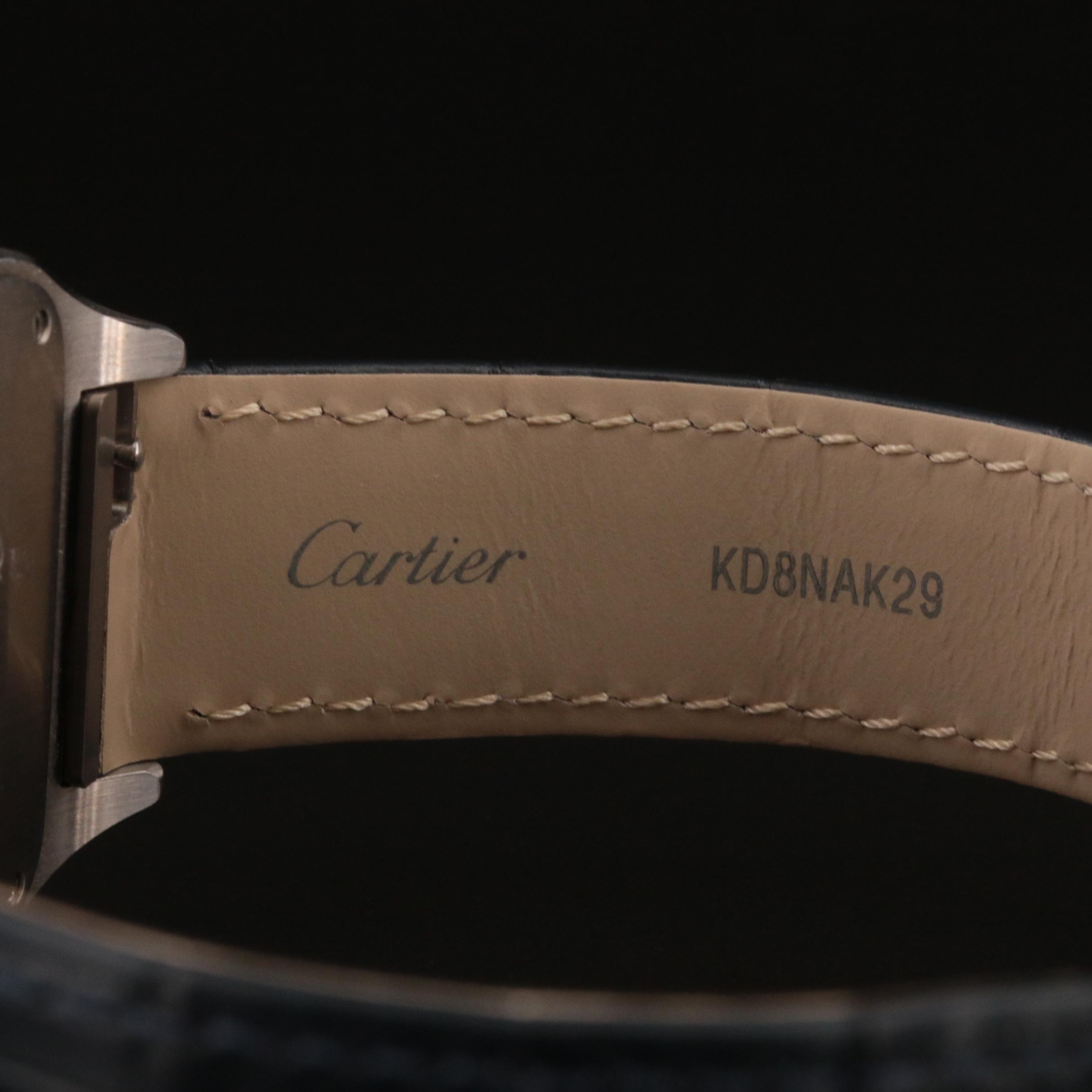 Cartier Santos - Dumont Quartz Stainless Steel Watch