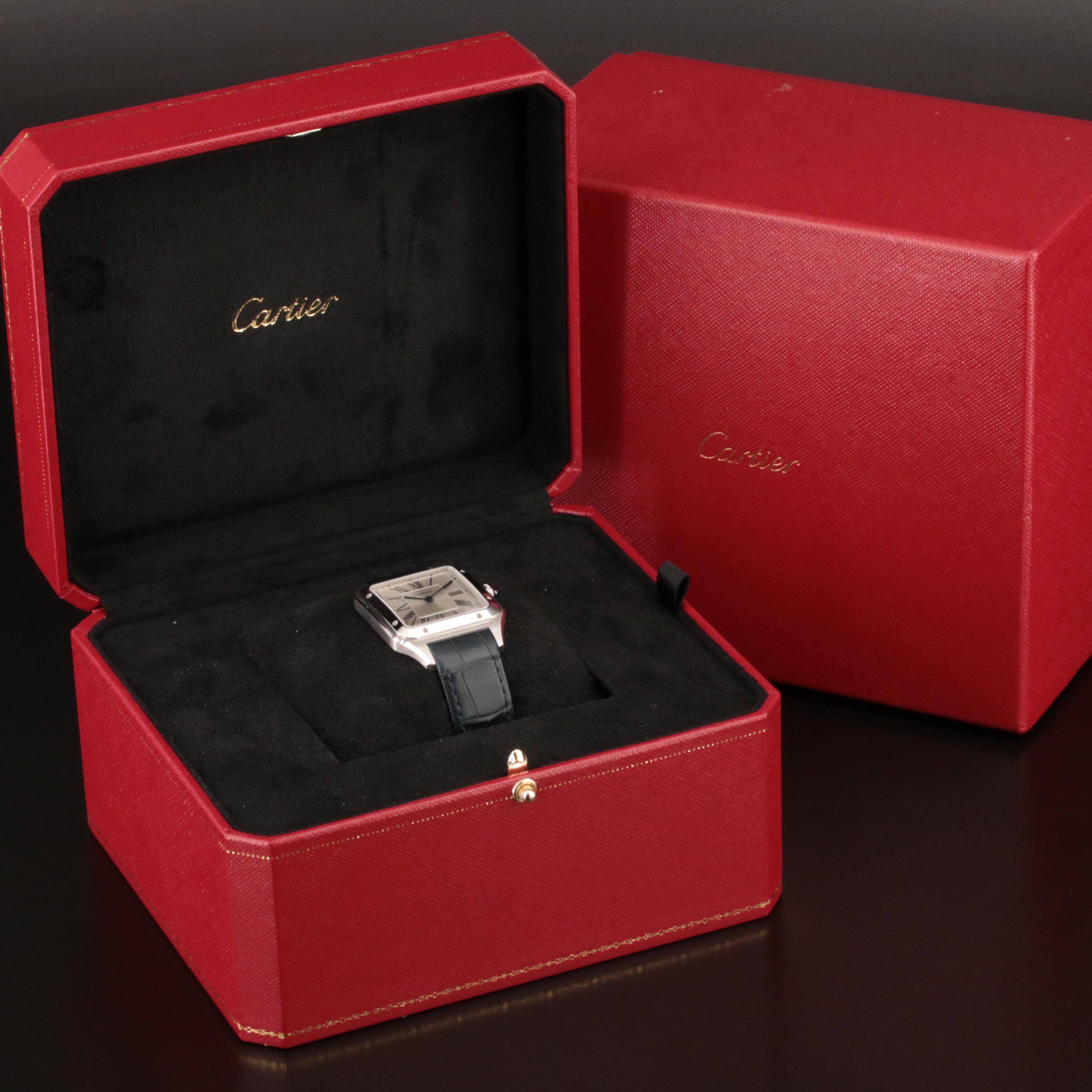 Cartier Santos - Dumont Quartz Stainless Steel Watch