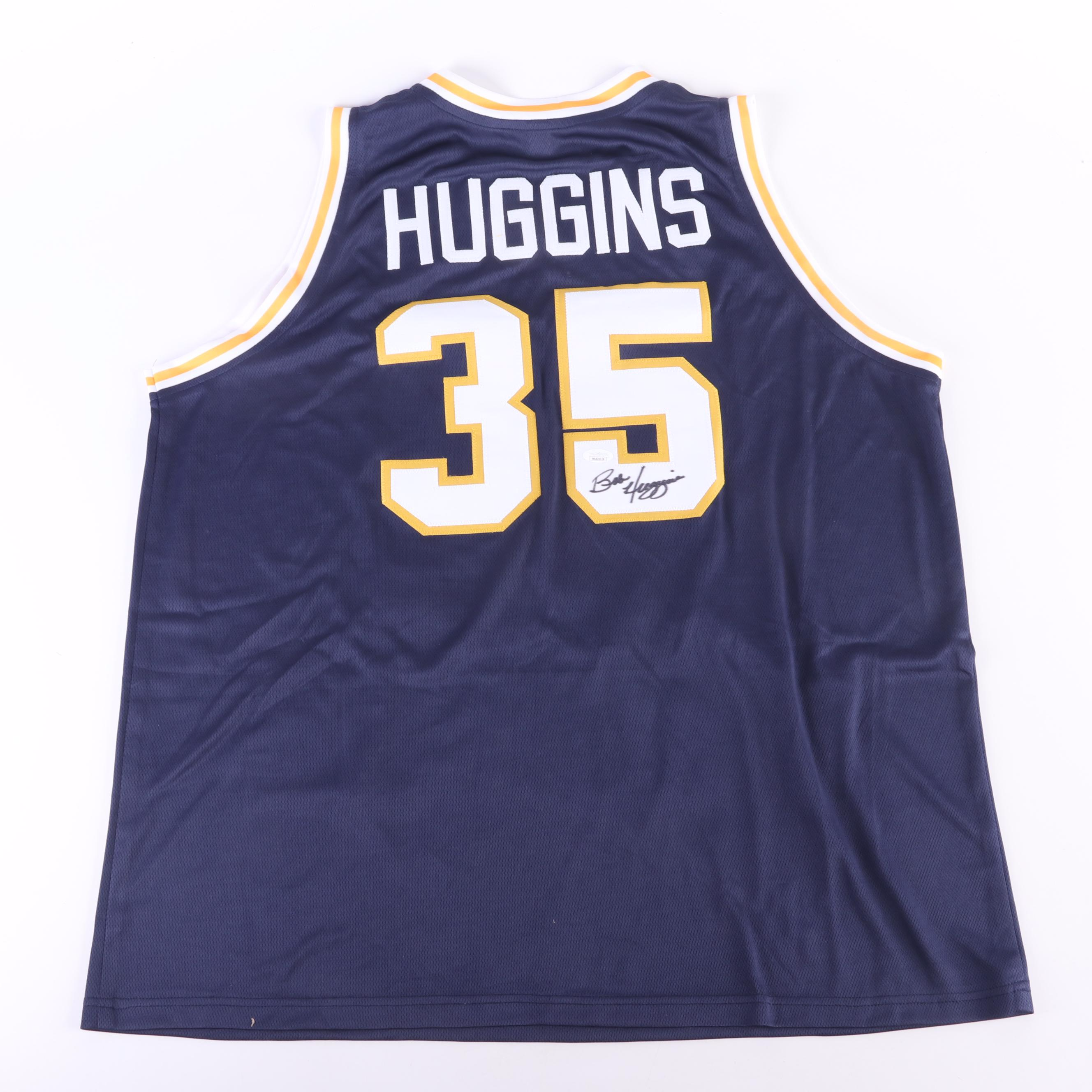 West Virginia Mountaineers Bob Huggins Signed Basketball Jersey