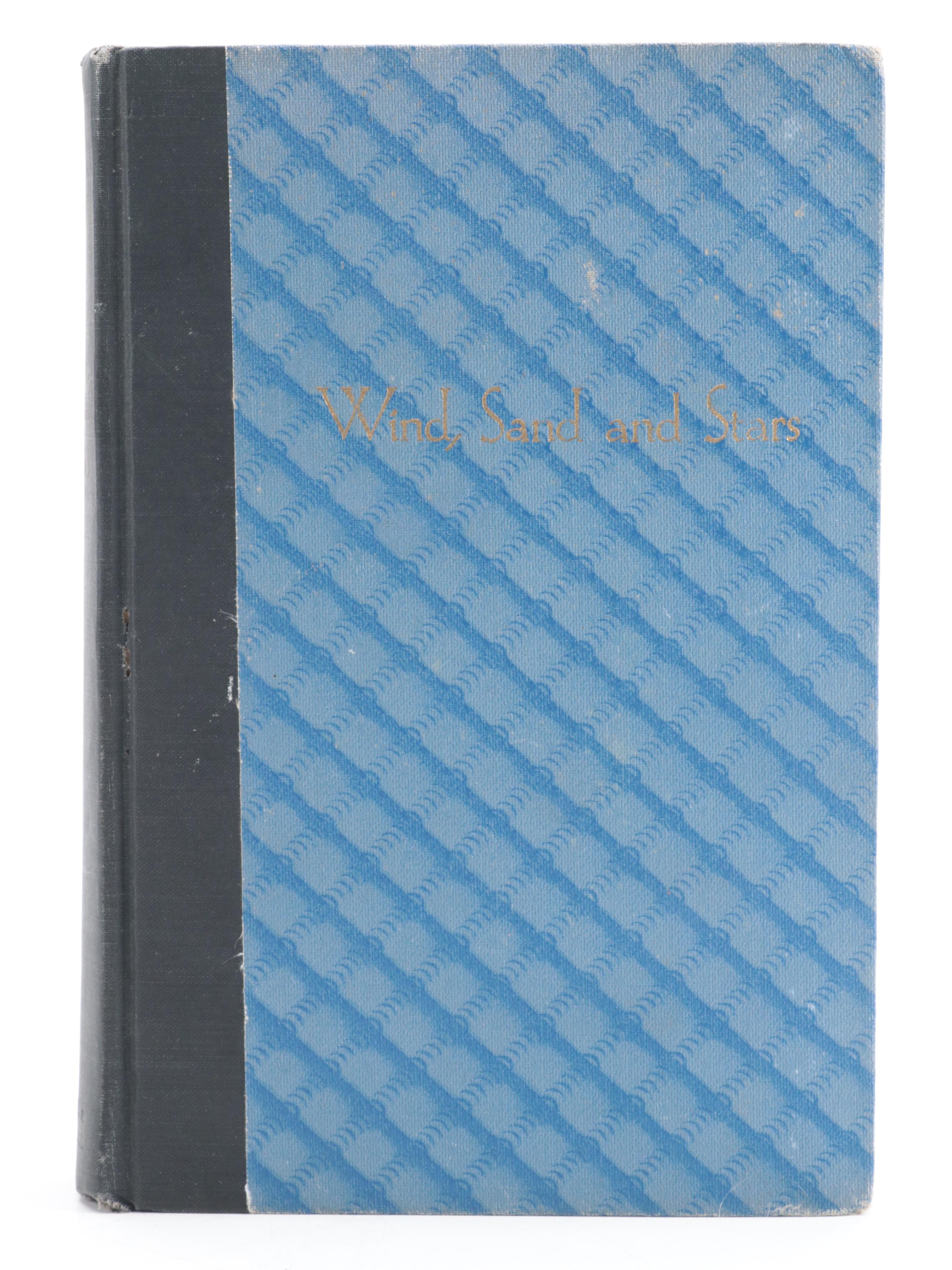 First Trade Edition "Wind, Sand and Stars" by Antoine de Saint-Exupéry, 1939