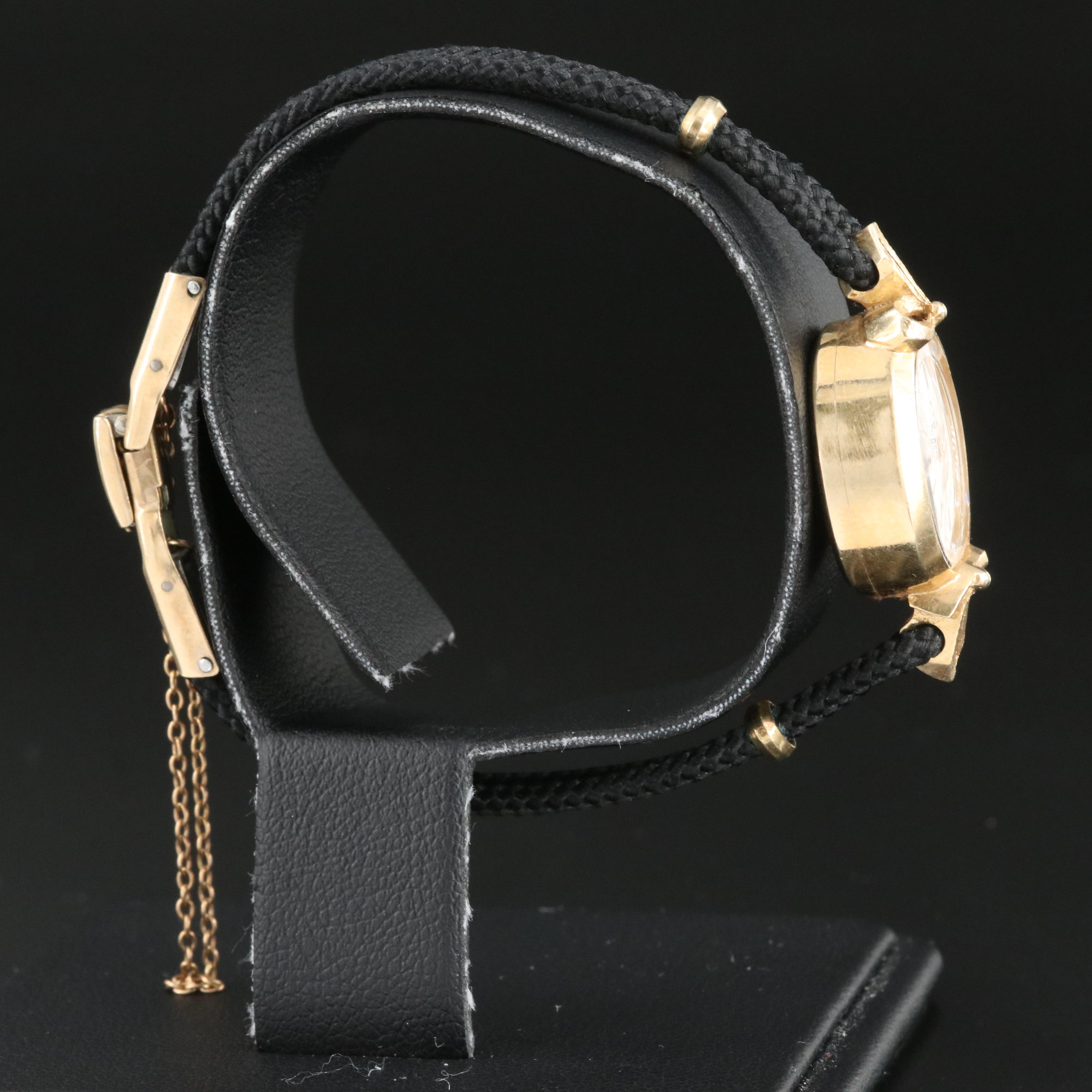 14K Omega Fancy Lugs Watch