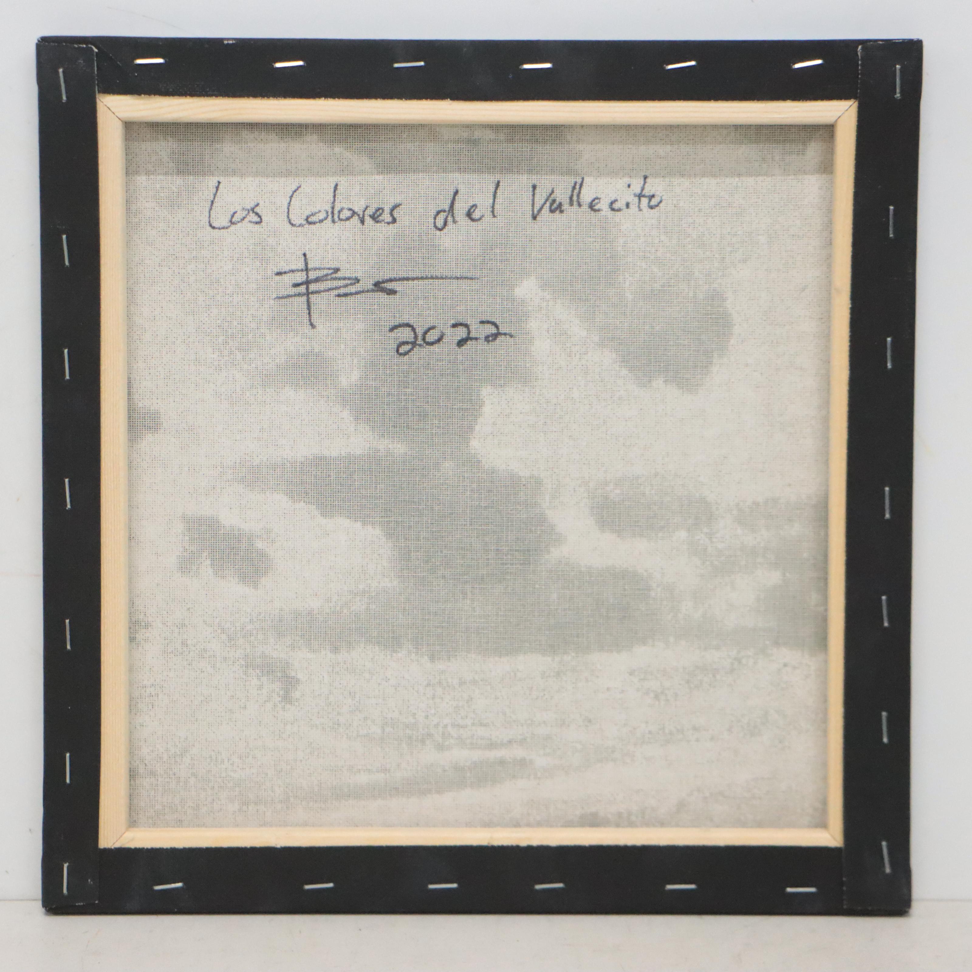 William Hawkins Landscape Oil Painting "Los Colores del Vallecito," 2022