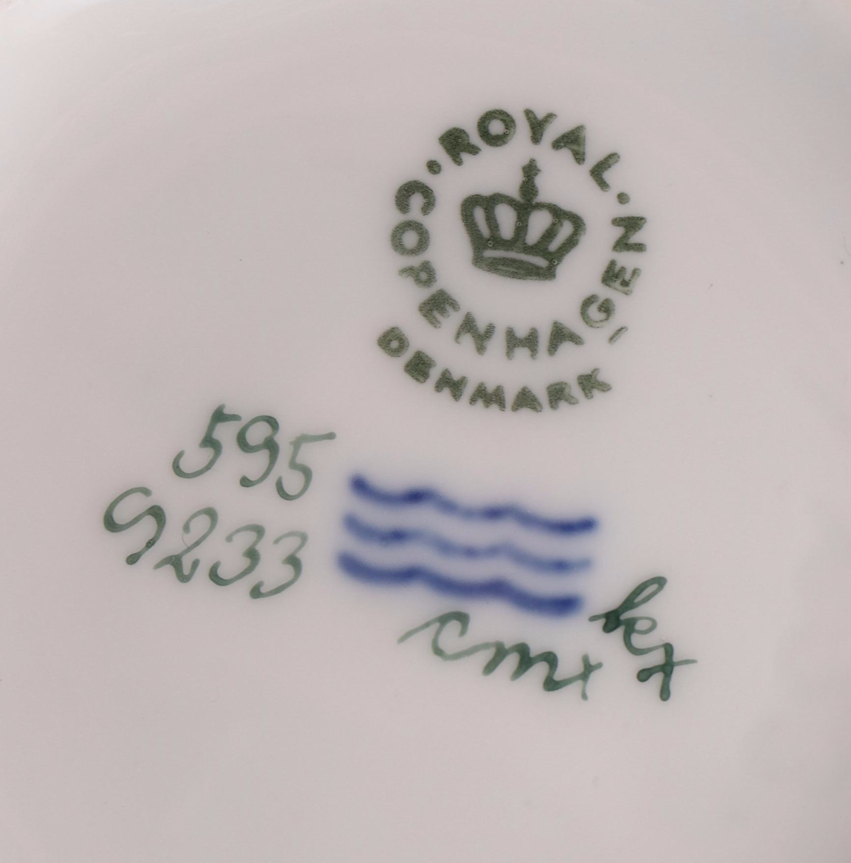 Royal Copenhagen "Golden Basket" Porcelain Coffee Set