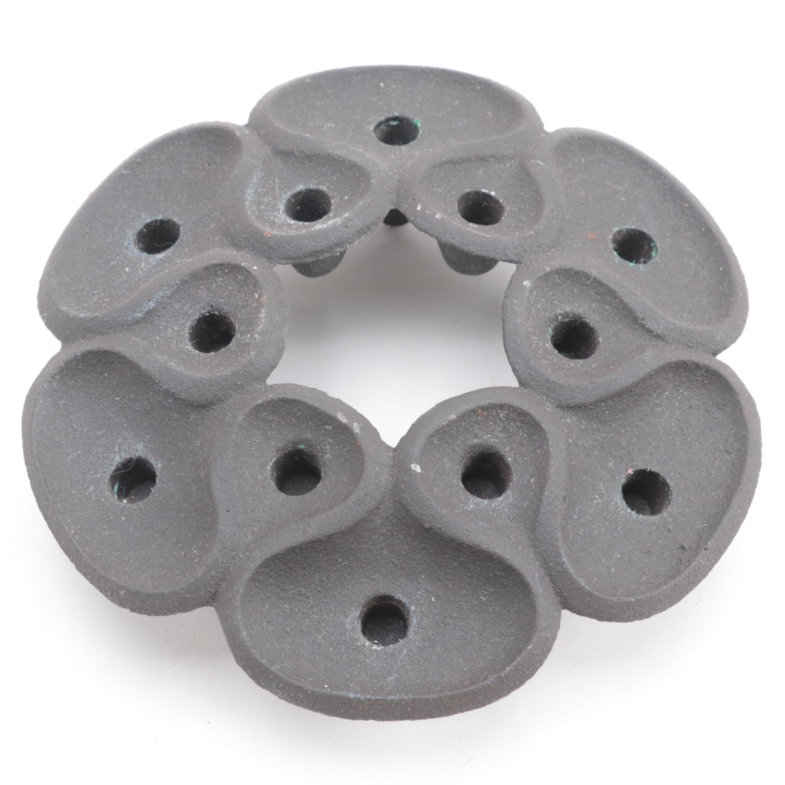 Dansk and Digsmed Candle Holders with Weg Pottery Dish