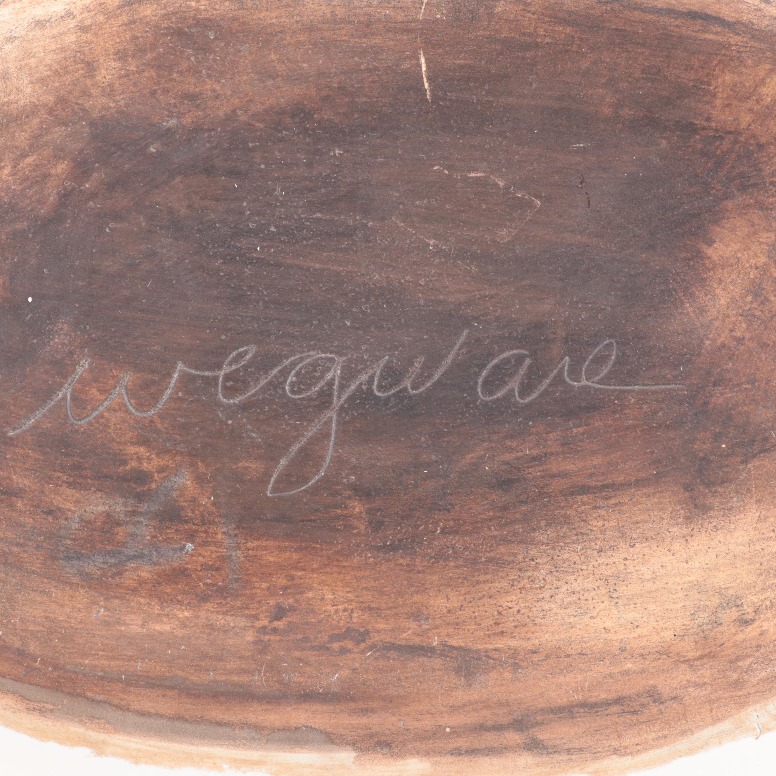 Dansk and Digsmed Candle Holders with Weg Pottery Dish