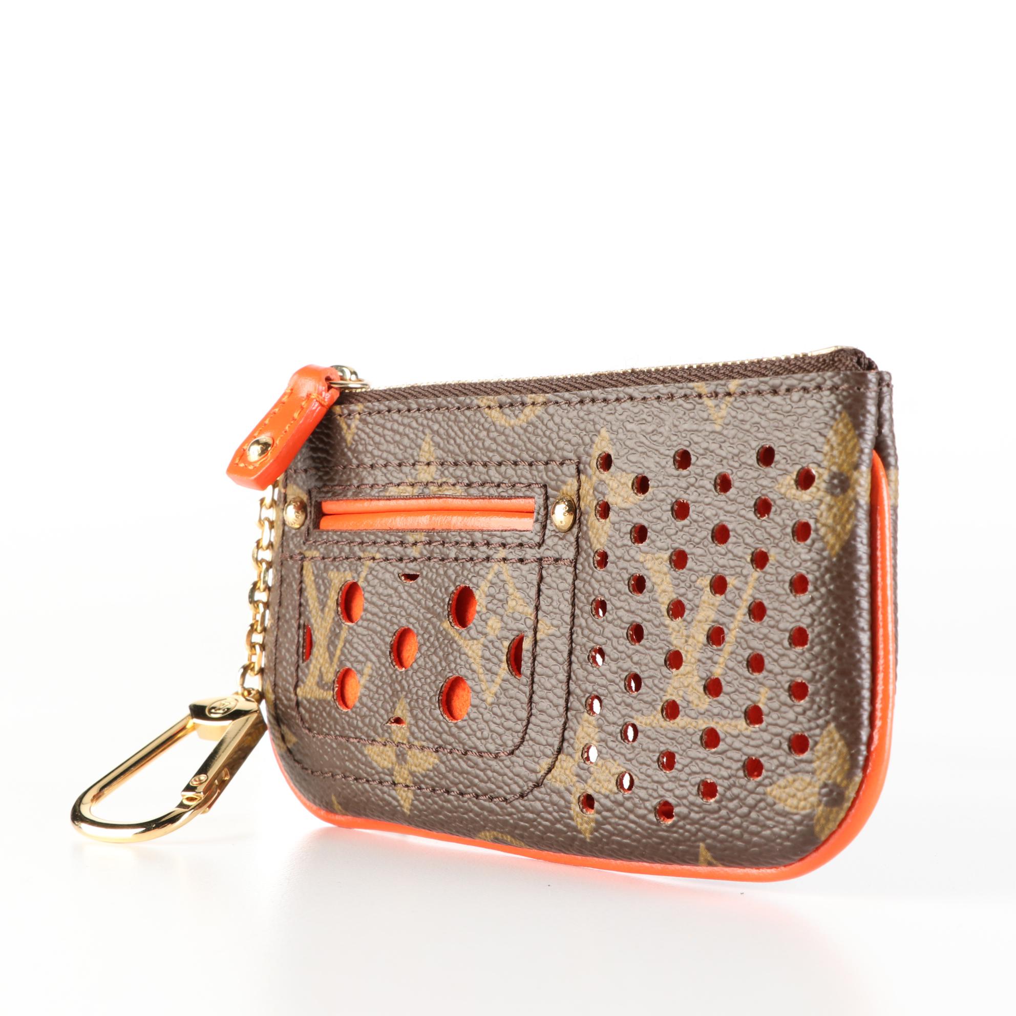 Louis Vuitton Limited Edition Pochette Clés in Perforated Monogram Canvas