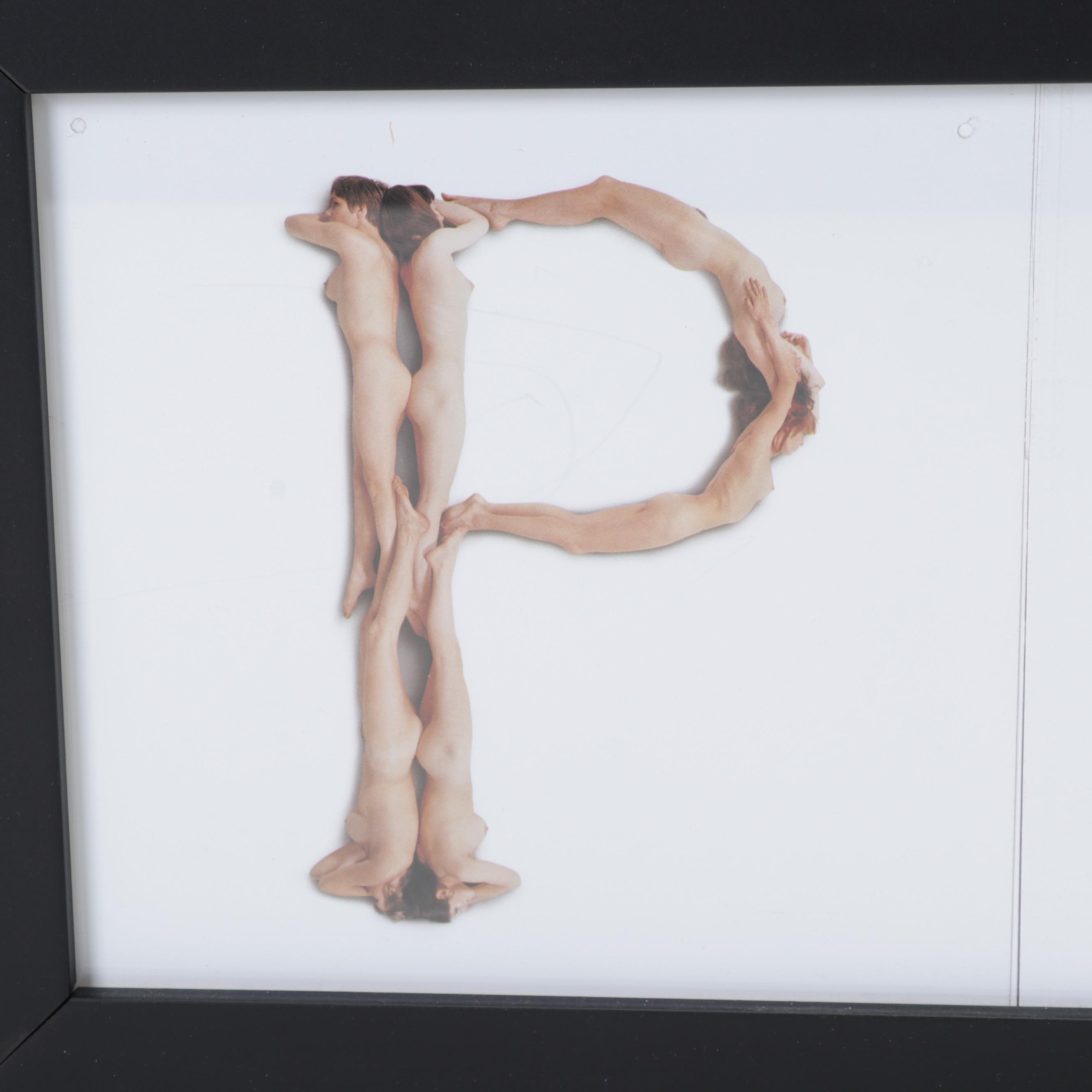 Posed Nudes Offset Lithographs From "Belles Lettres: A Photo-Alphabet," 1971