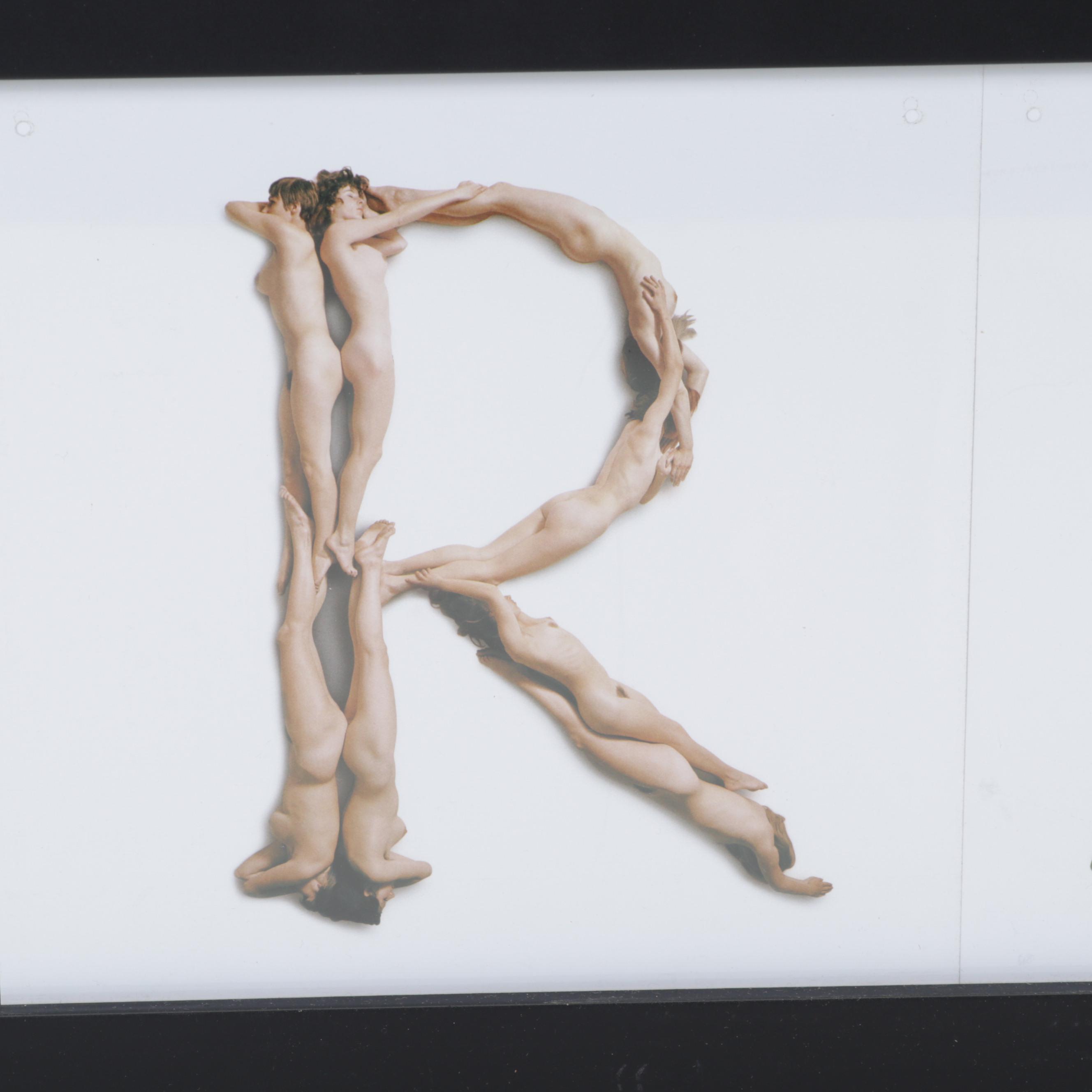 Posed Nudes Offset Lithographs From "Belles Lettres: A Photo-Alphabet," 1971