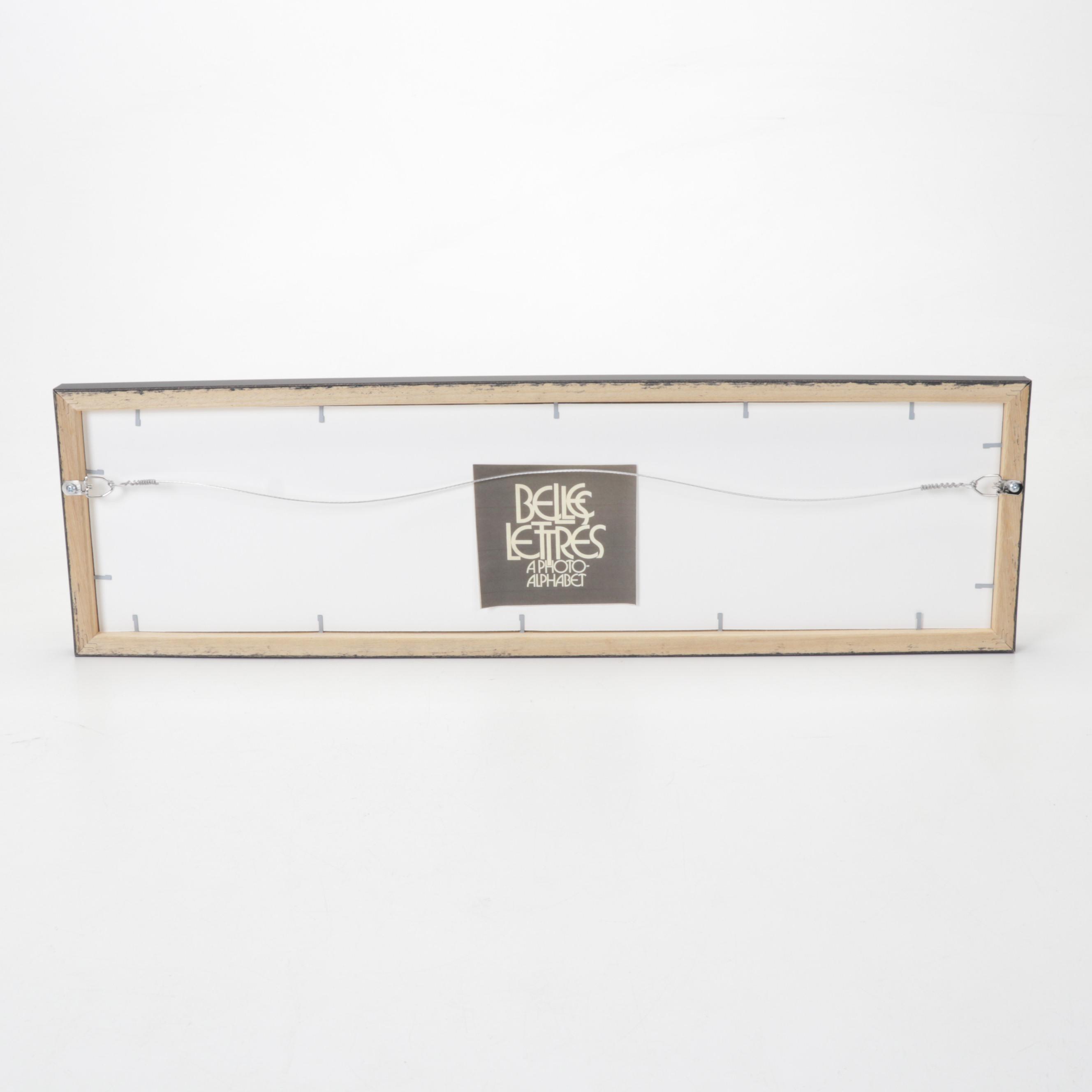 Posed Nudes Offset Lithographs From "Belles Lettres: A Photo-Alphabet," 1971