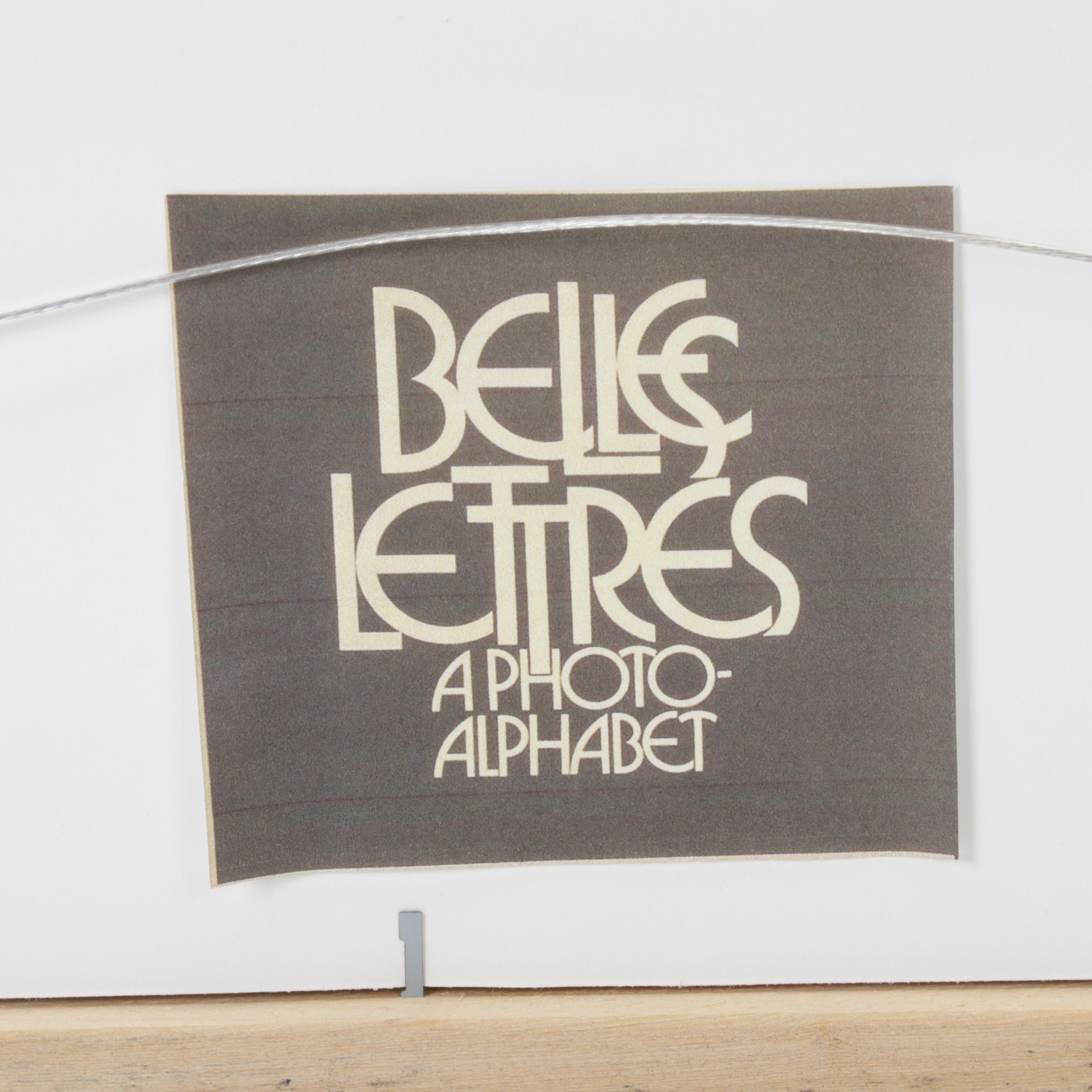 Posed Nudes Offset Lithographs From "Belles Lettres: A Photo-Alphabet," 1971